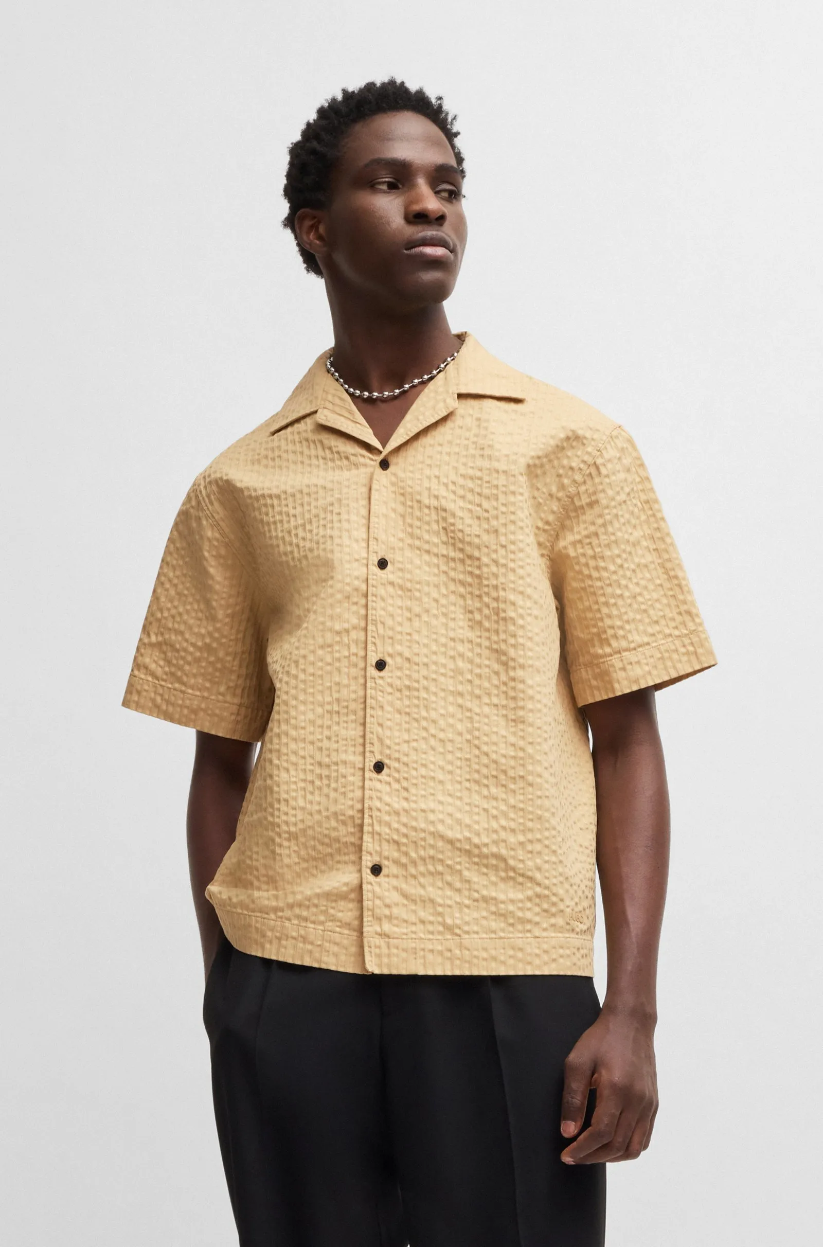 Сорочка повседневная с коротким рукавом Relaxed Fit