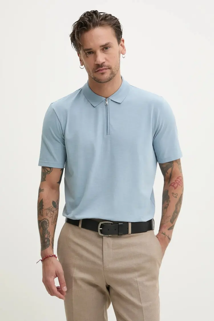 Поло Regular Fit для чоловіків (479956), колір Синій - №2