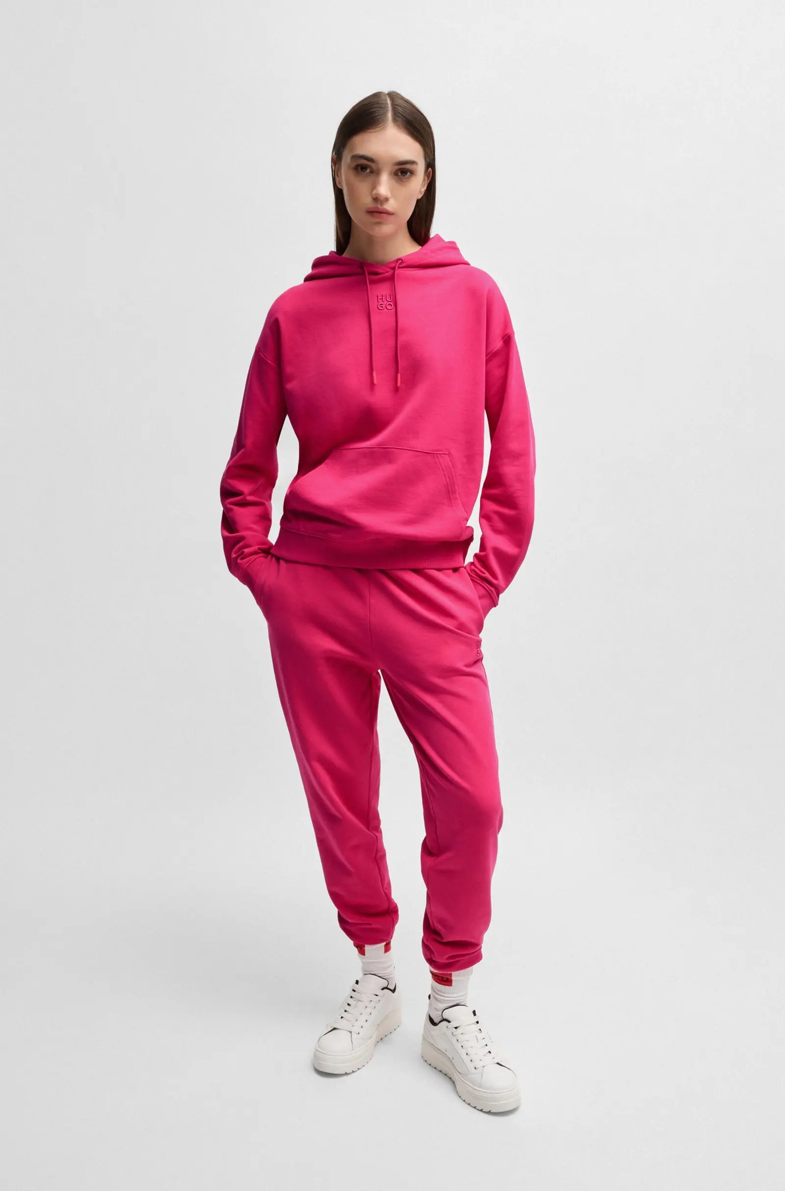 Брюки джерсі Regular Fit Висока для жінок (480004), колір Рожевий - №3