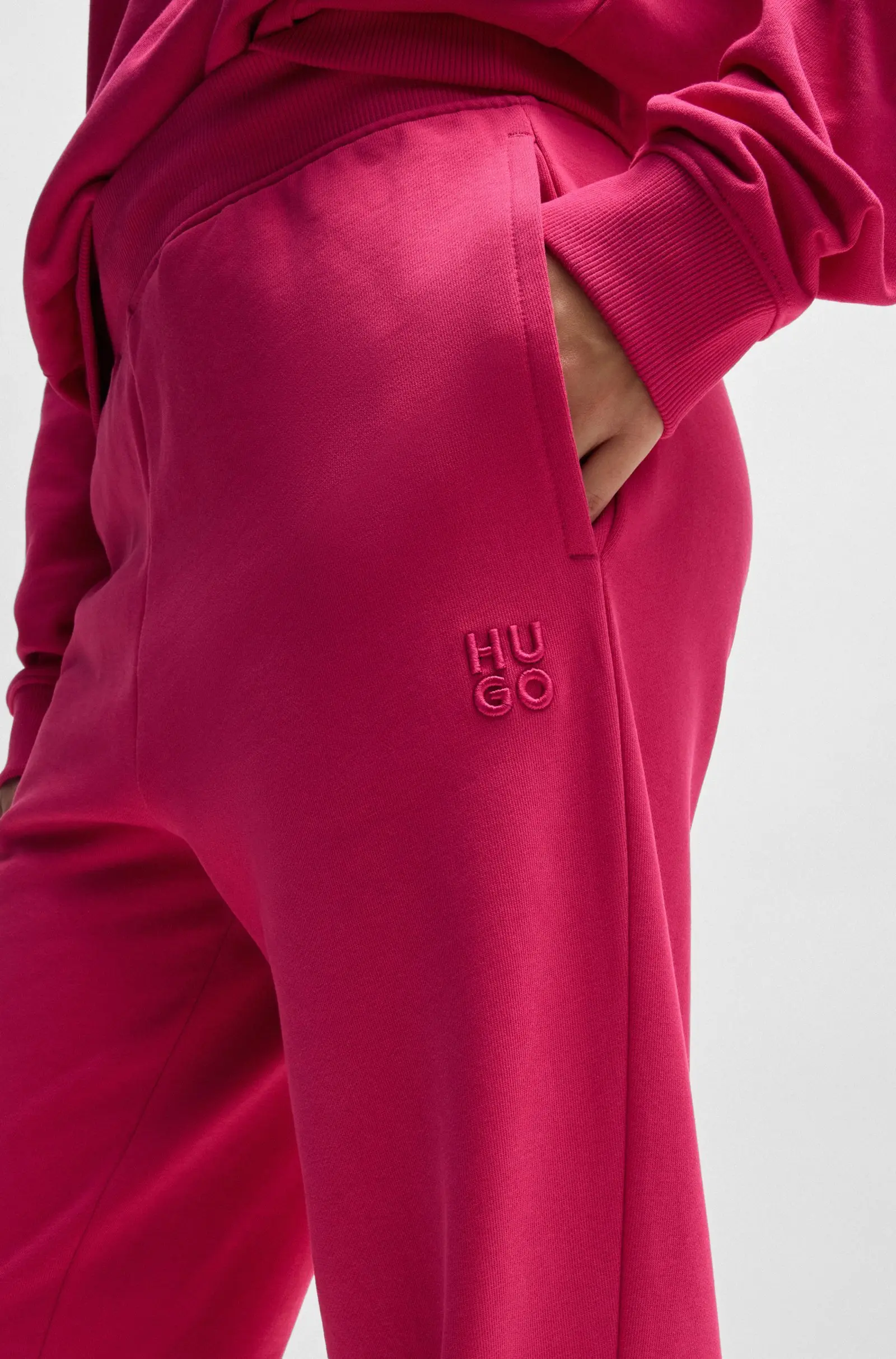 Брюки джерсі Regular Fit Висока для жінок (480004), колір Рожевий - №5