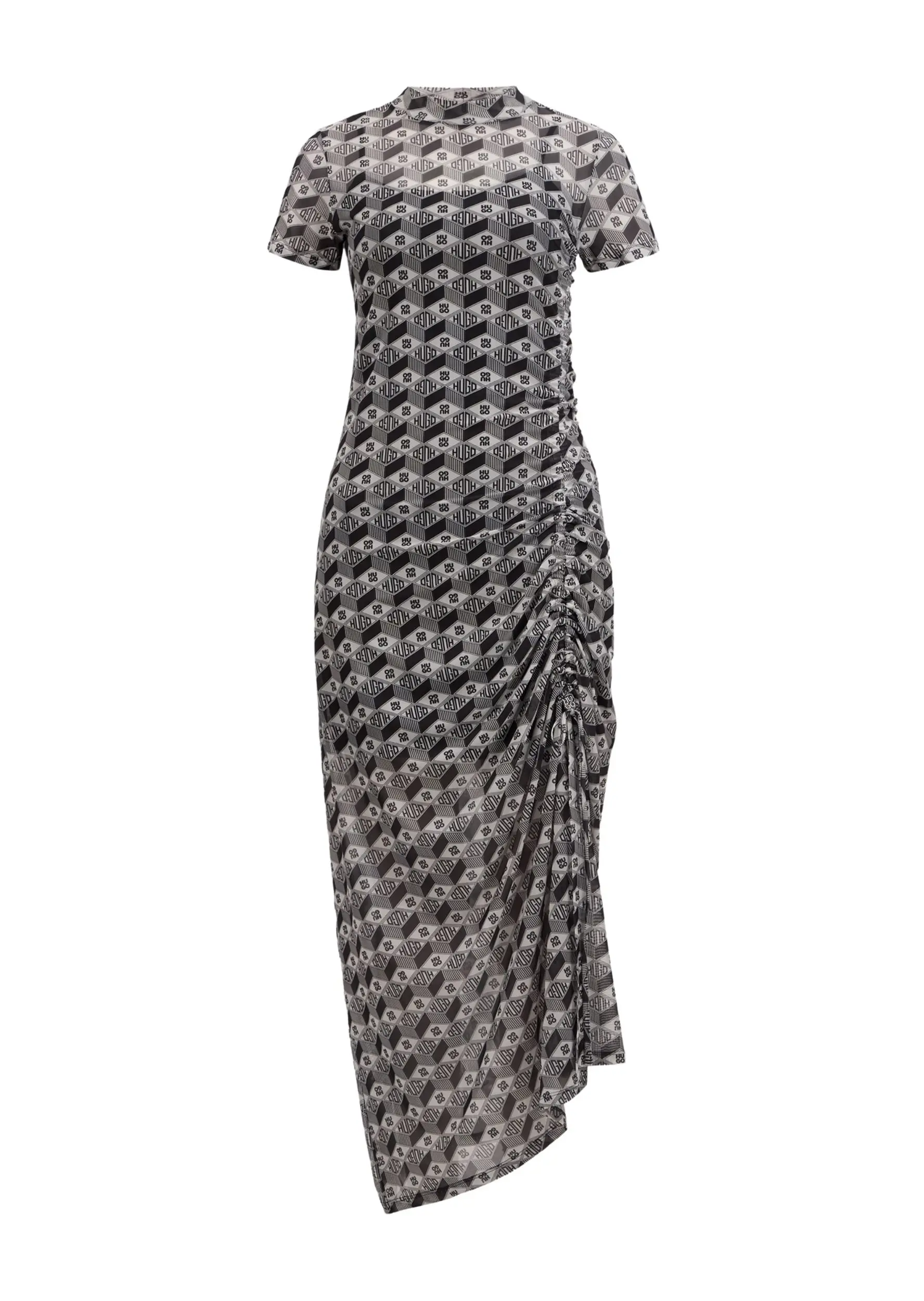 Сукні максі Slim Fit для жінок (480014), колір Сірий - №1