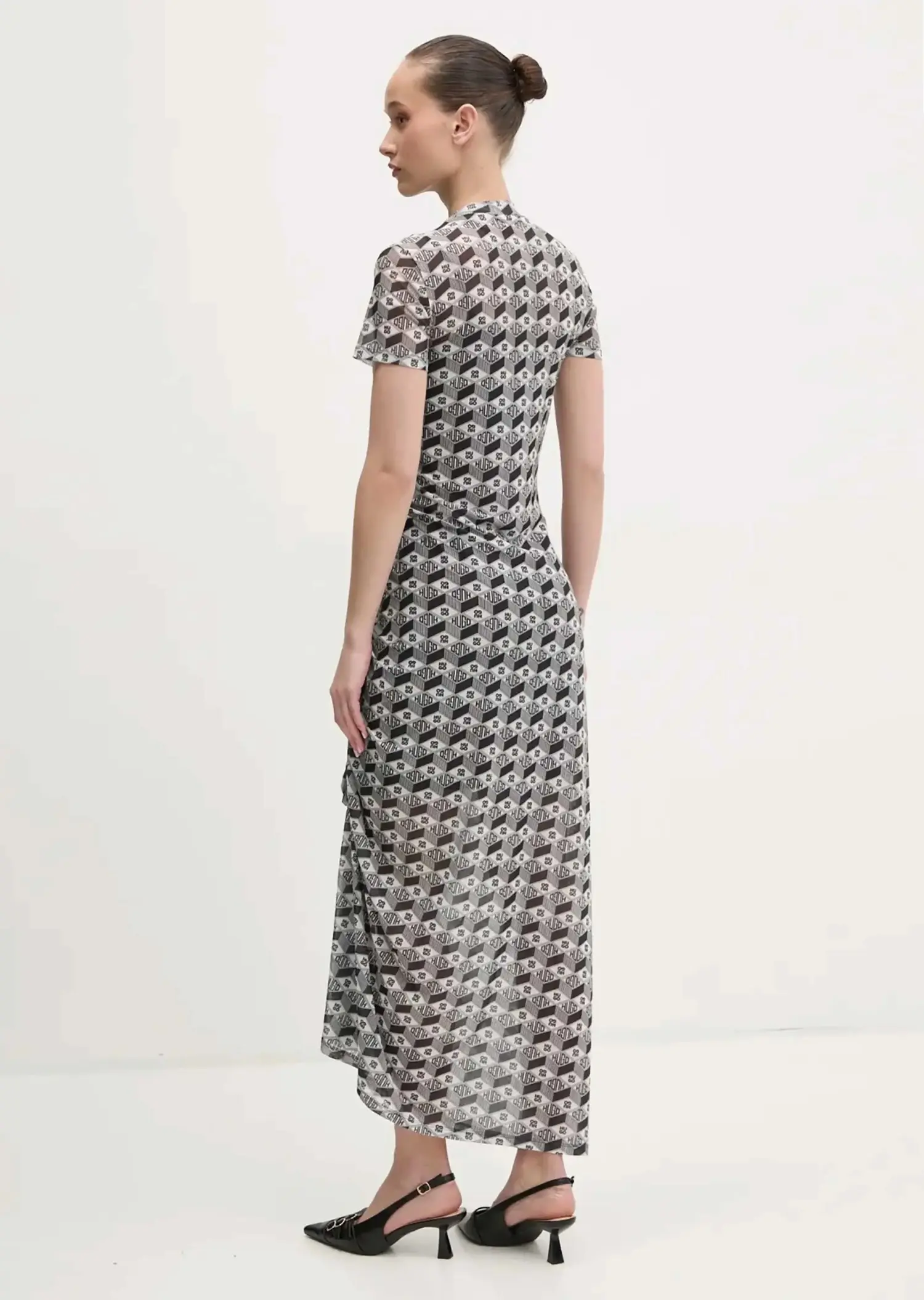 Сукні максі Slim Fit для жінок (480014), колір Сірий - №4