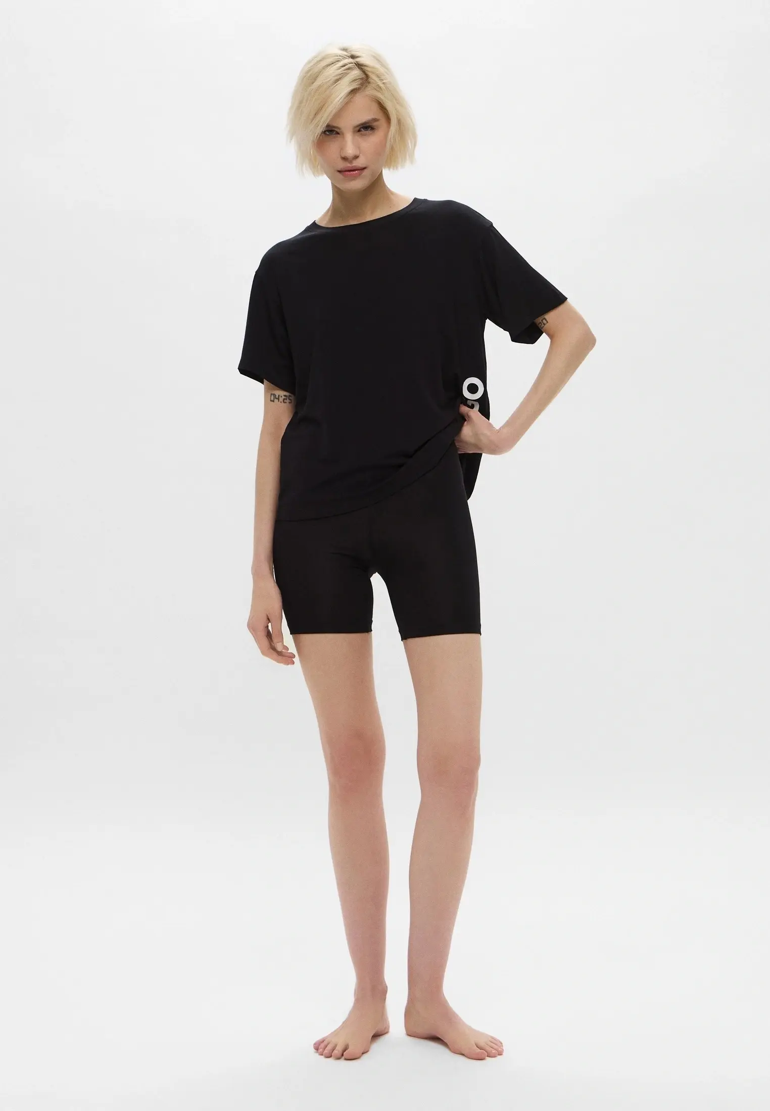 Пижама для дома и сна Relaxed Fit для женщин (480088), цвет Черный - №3
