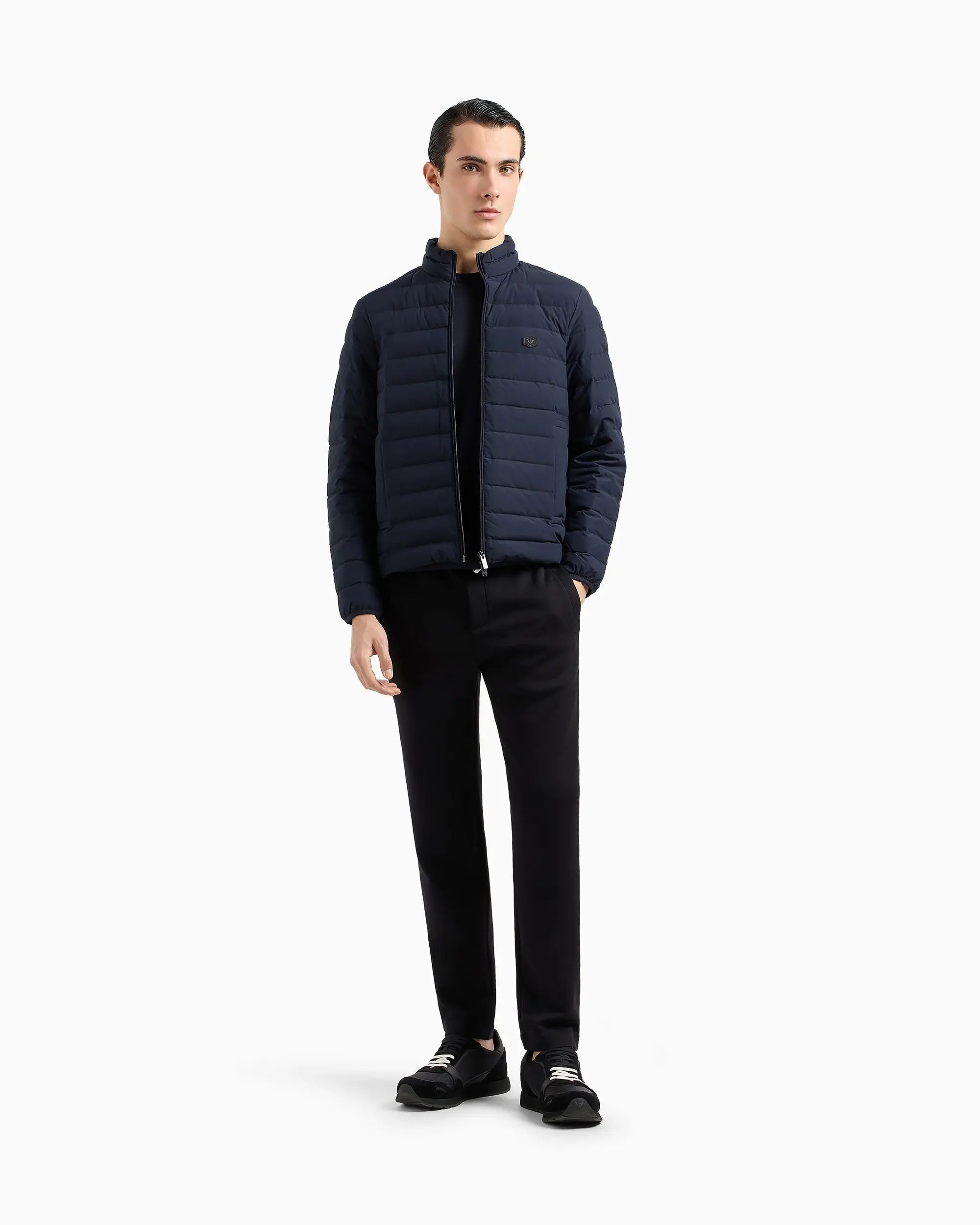 Пуховик тонкий Regular Fit для чоловіків (480803), колір Синій - №3