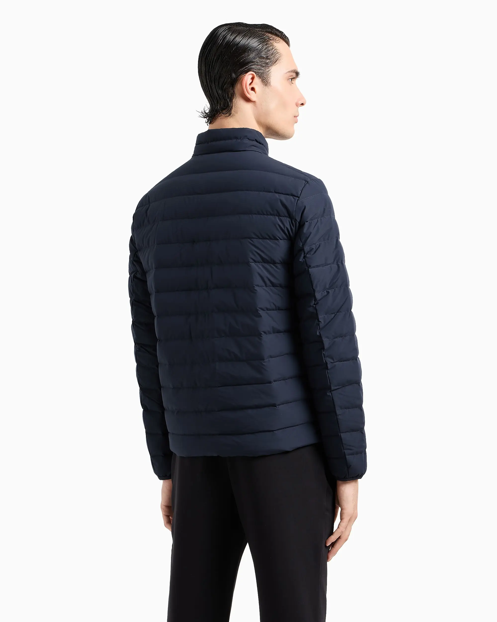 Пуховик тонкий Regular Fit для чоловіків (480803), колір Синій - №4