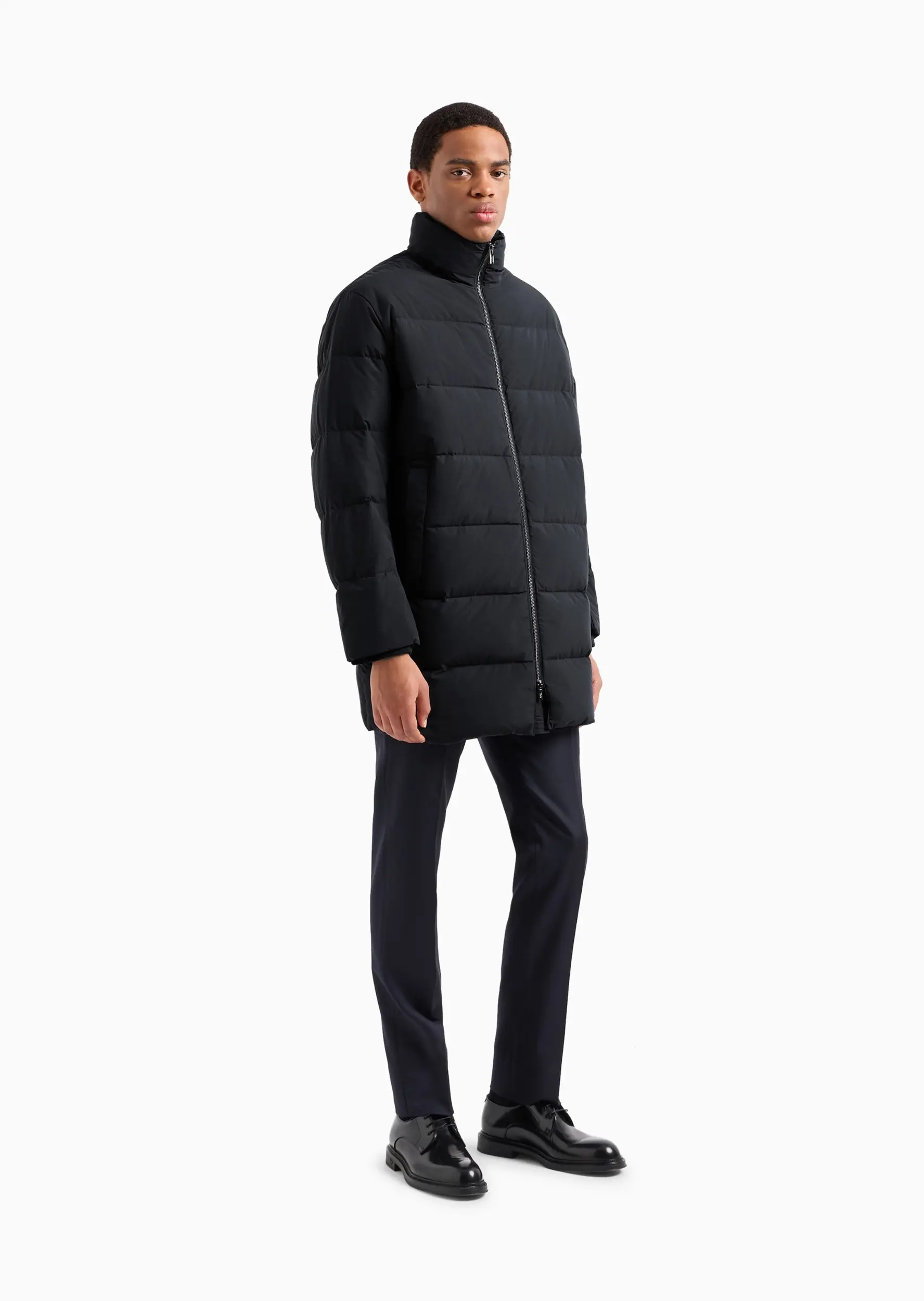 Пуховик Regular Fit для мужчин (480809), цвет Черный - №3