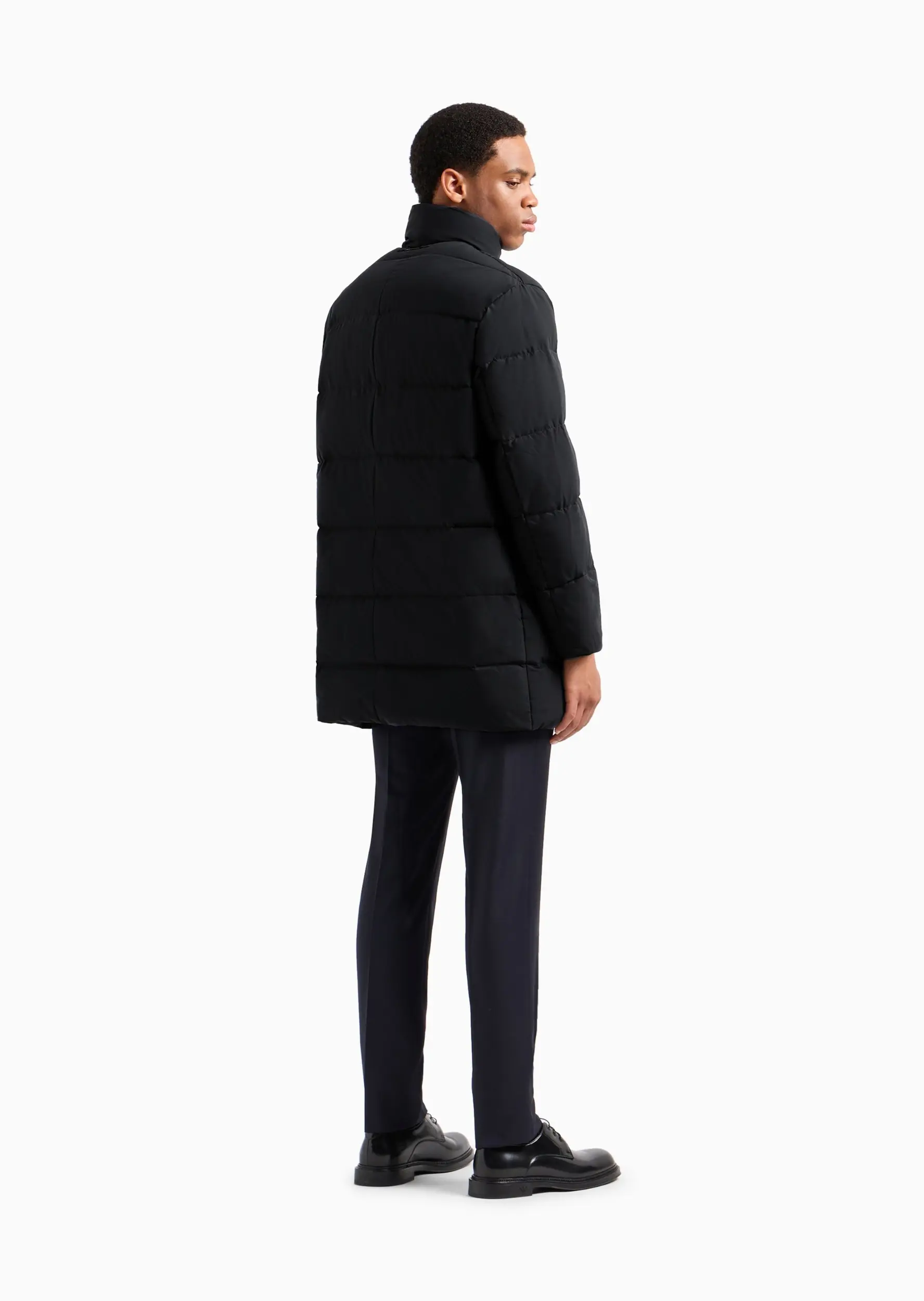 Пуховик Regular Fit для мужчин (480809), цвет Черный - №4