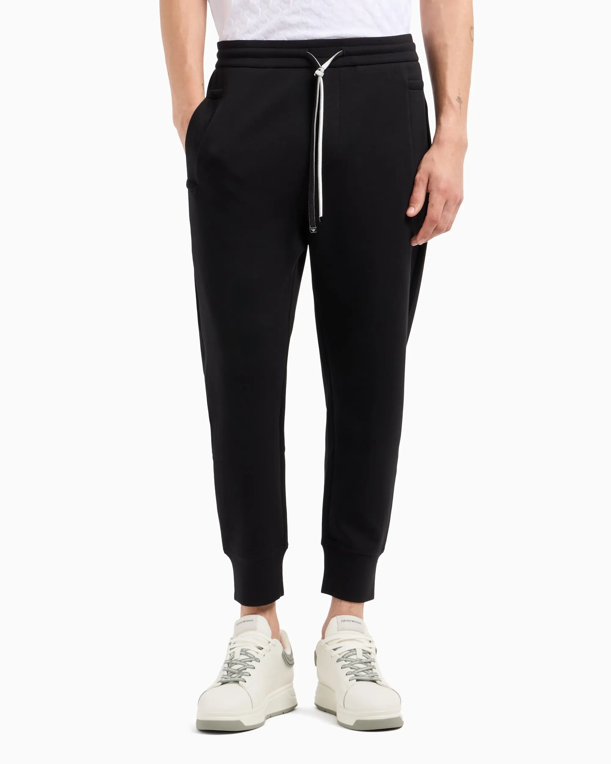 Брюки джерси Regular Fit Высокая для мужчин (480817), цвет Черный - №2