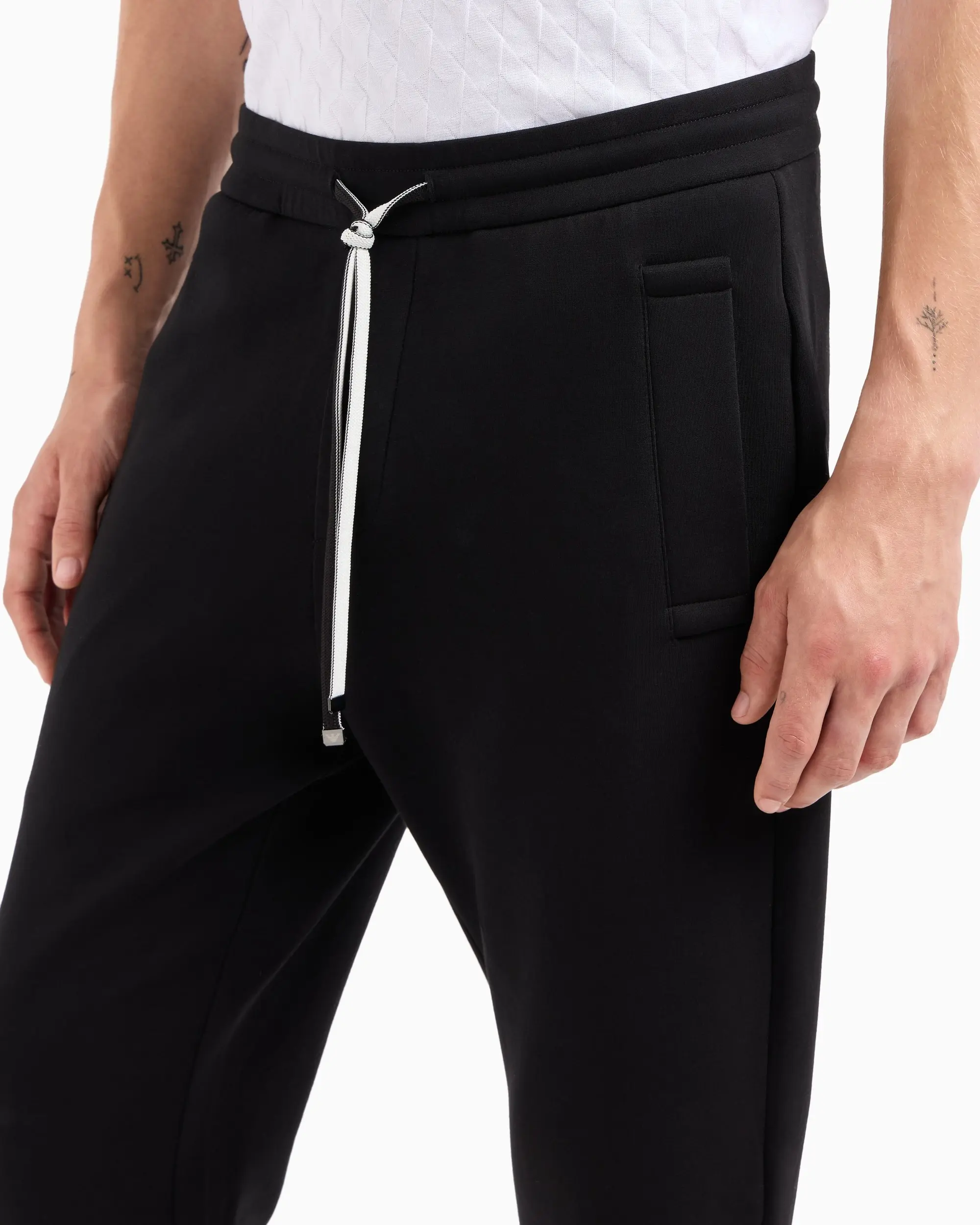 Брюки джерси Regular Fit Высокая для мужчин (480817), цвет Черный - №5