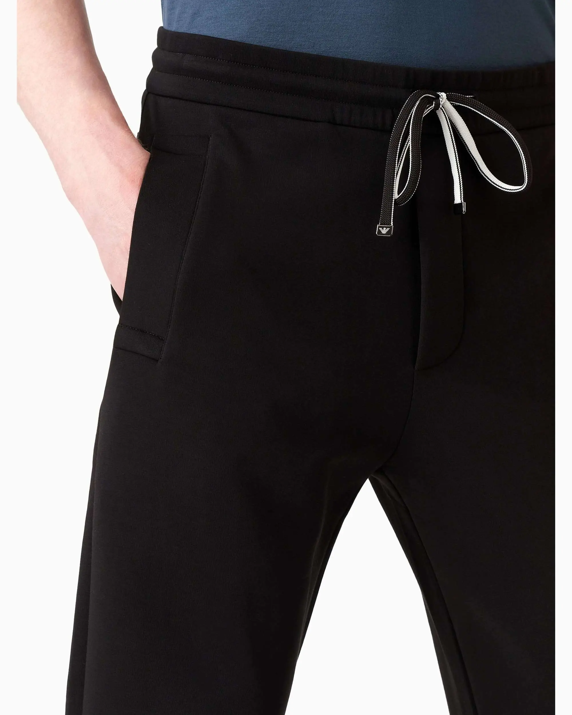 Брюки джерси Regular Fit Высокая для мужчин (480817), цвет Черный - №6