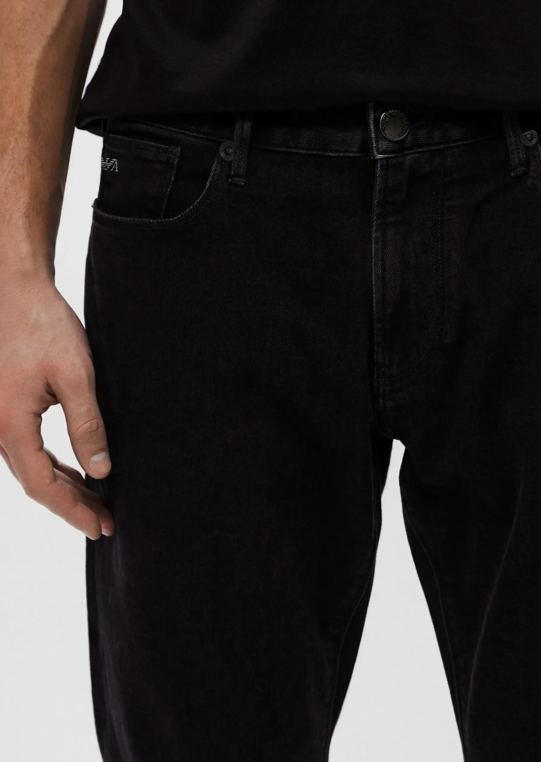 Джинсы Regular Regular Fit Низкая для мужчин (480826), цвет Черный - №4