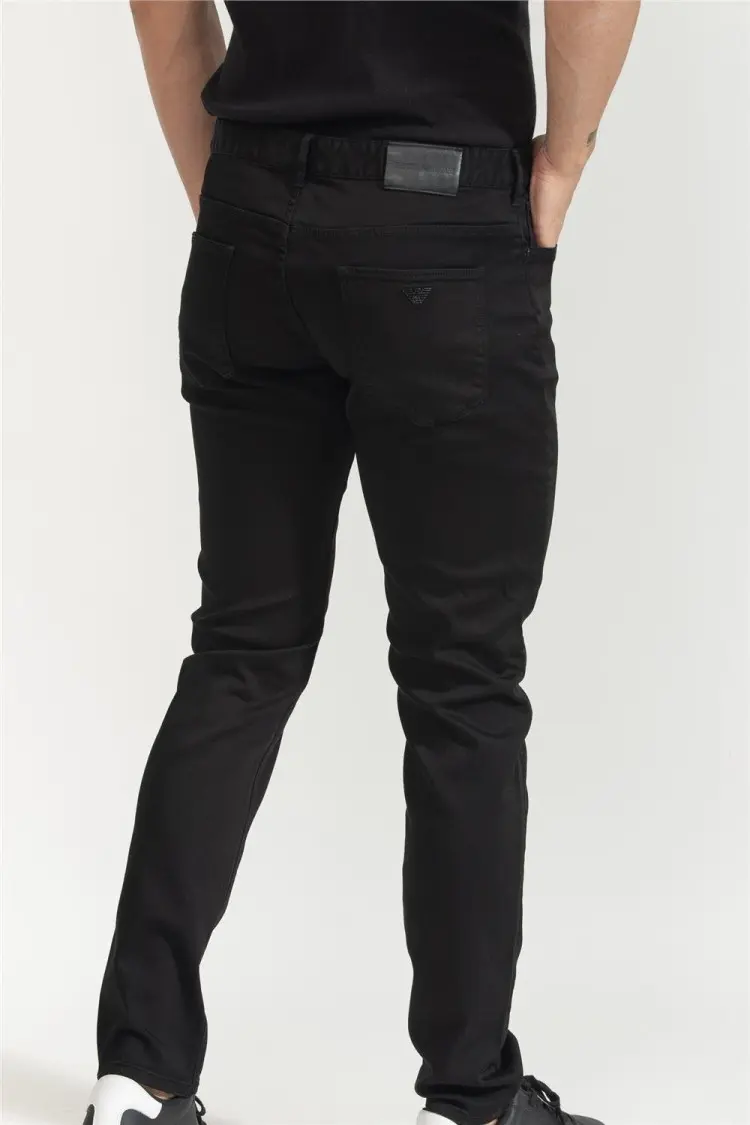 Брюки 5 карманів Regular Regular Fit Низька для чоловіків (480829), колір Чорний - №2