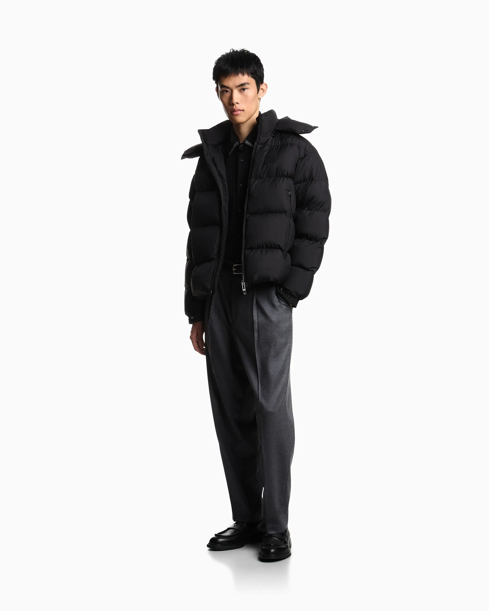 Пуховик Relaxed Fit для мужчин (480867), цвет Черный - №3