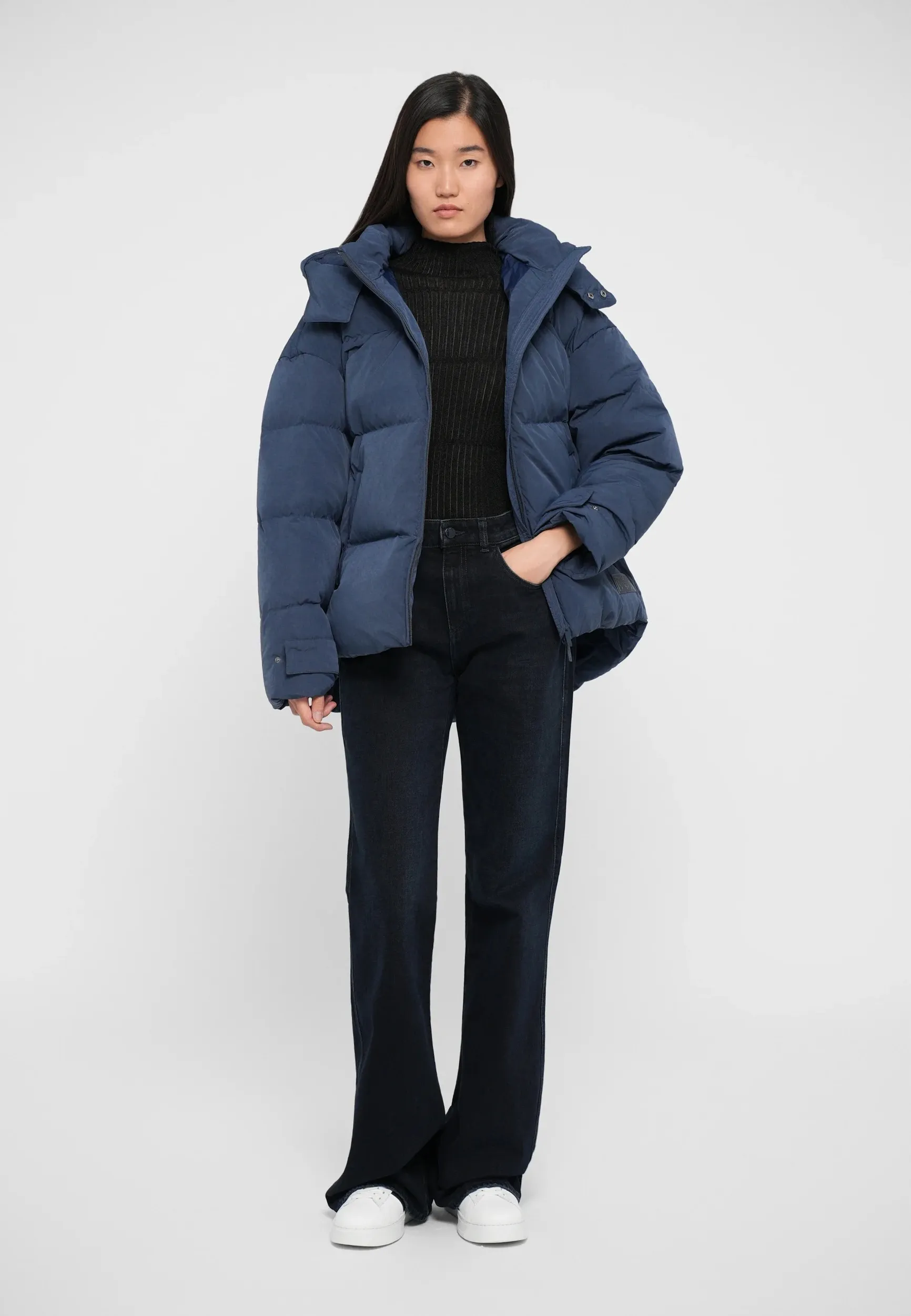 Пуховик Relaxed Fit для женщин (480985), цвет Синий - №3