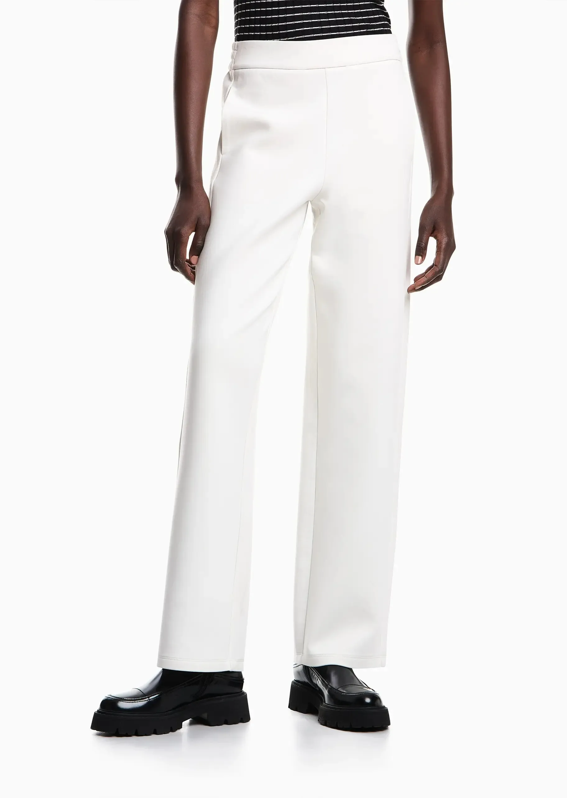 Брюки джерсі Regular Fit Висока