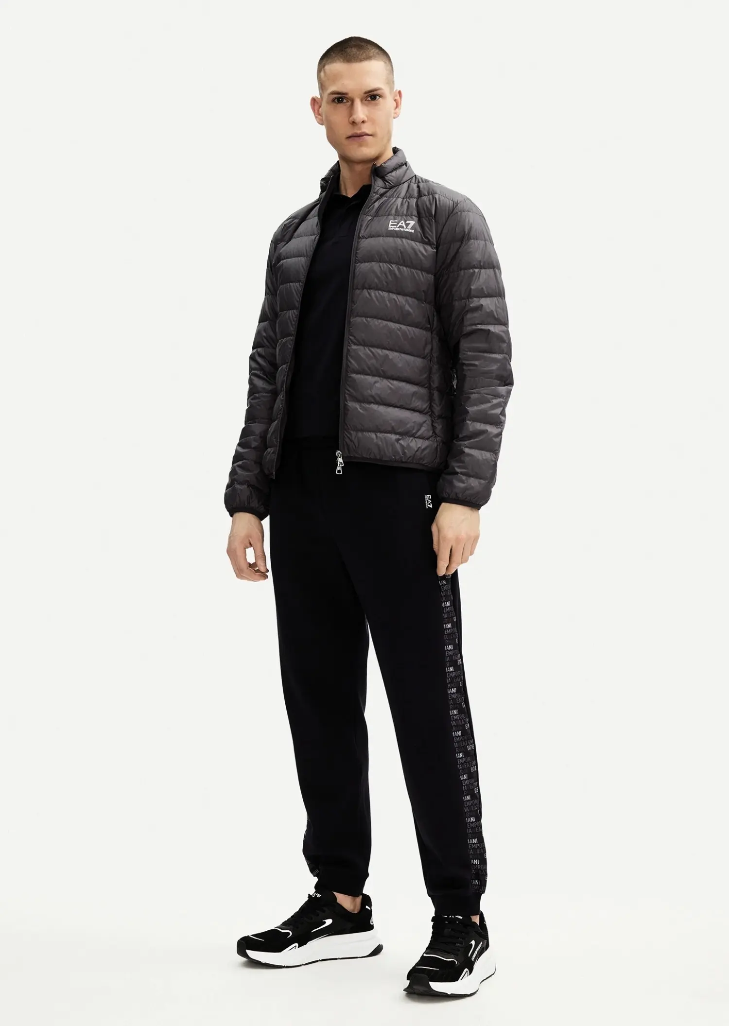 Пуховик тонкий Regular Fit для чоловіків (481188), колір Сірий - №3