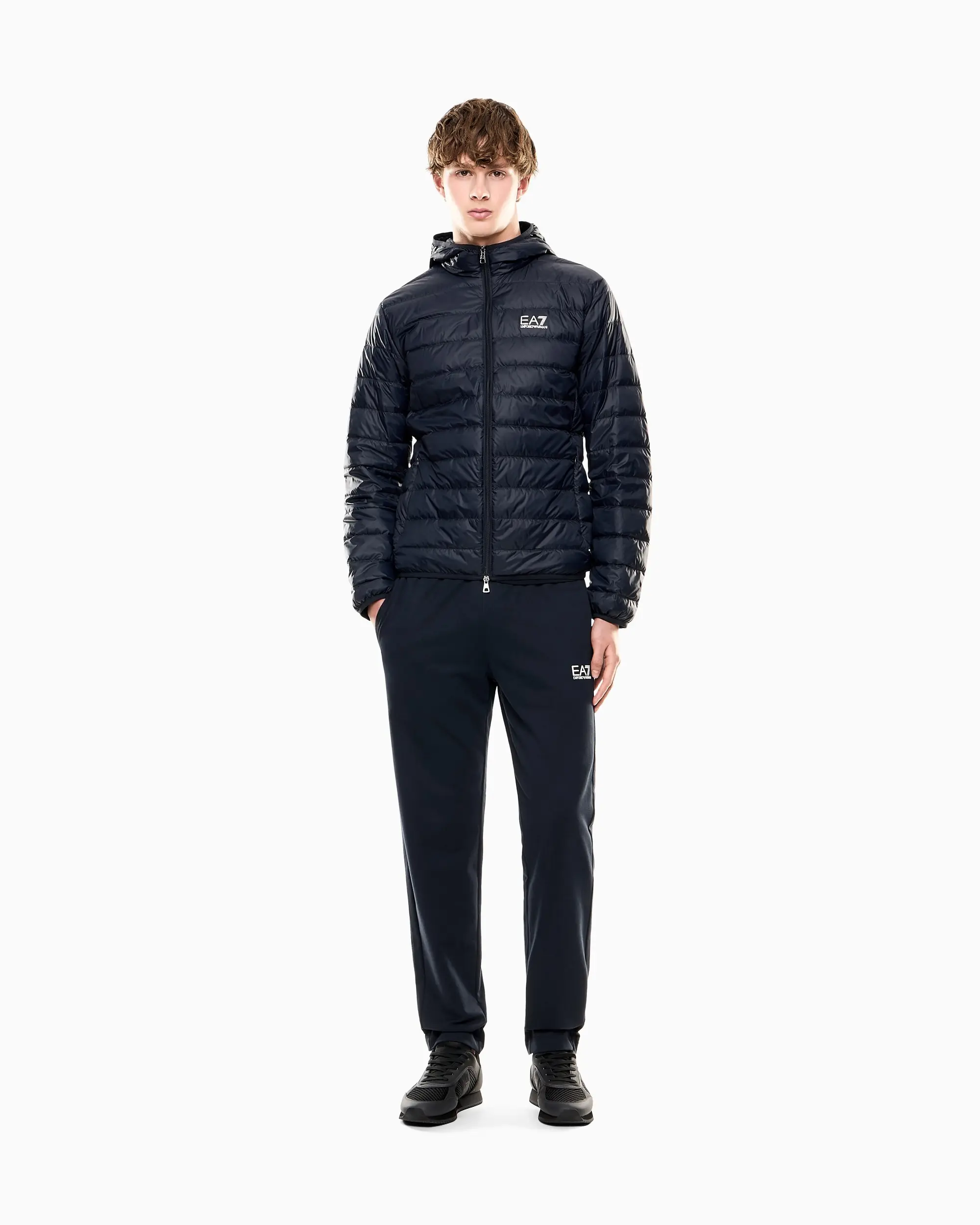Пуховик тонкий Regular Fit для мужчин (481191), цвет Синий - №3