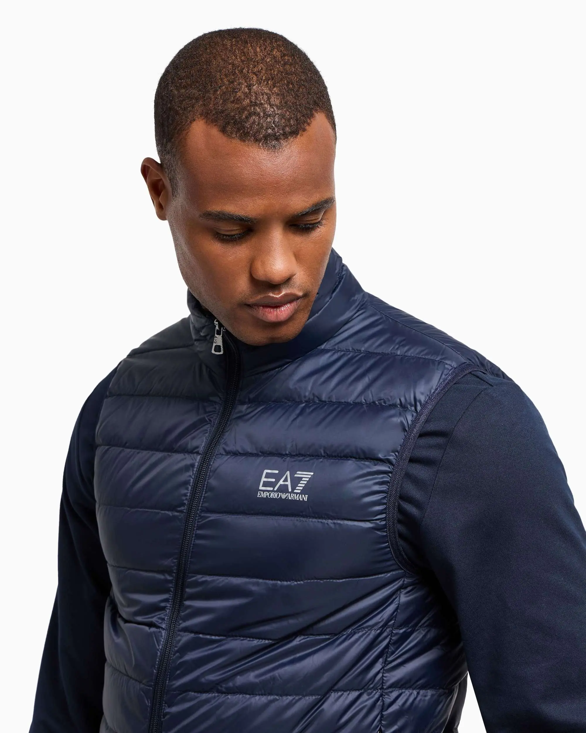 Жилет Slim Fit для чоловіків (481204), колір Синій - №5