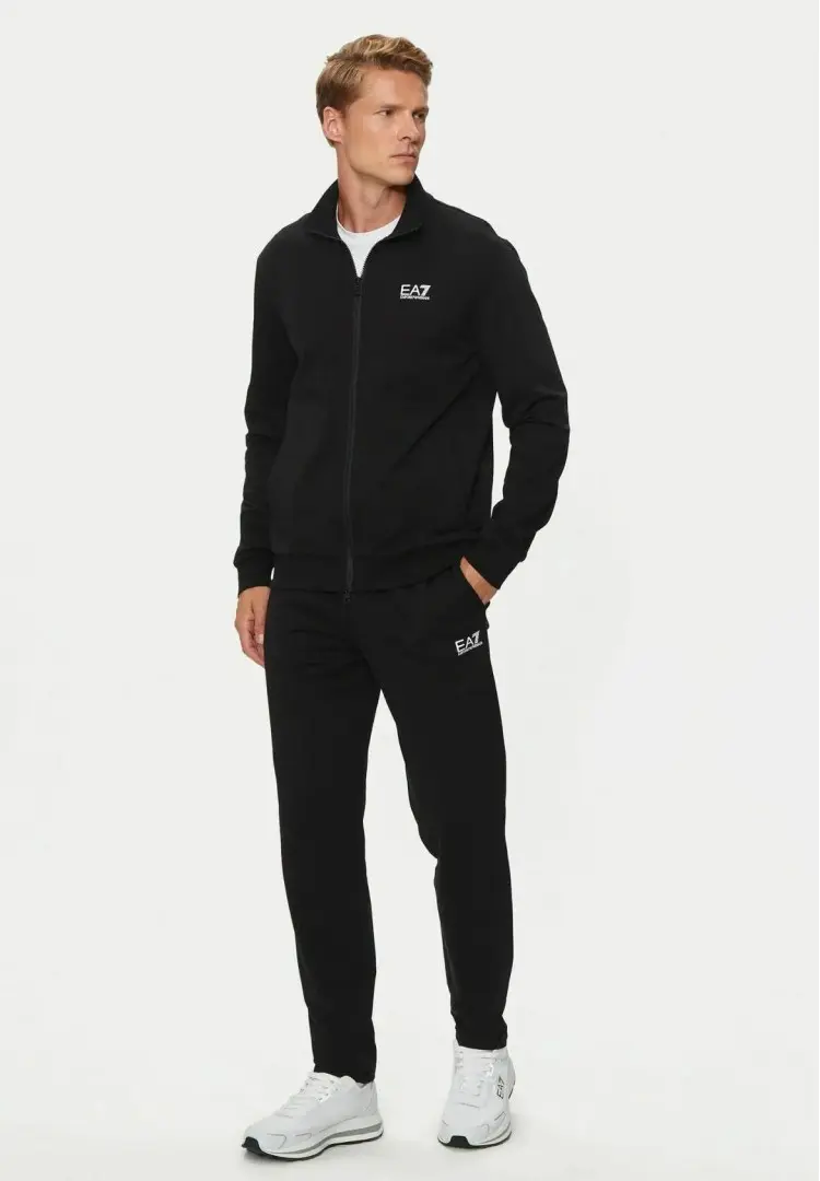 Спортивный костюм Slim Fit для мужчин (481214), цвет Черный - №2