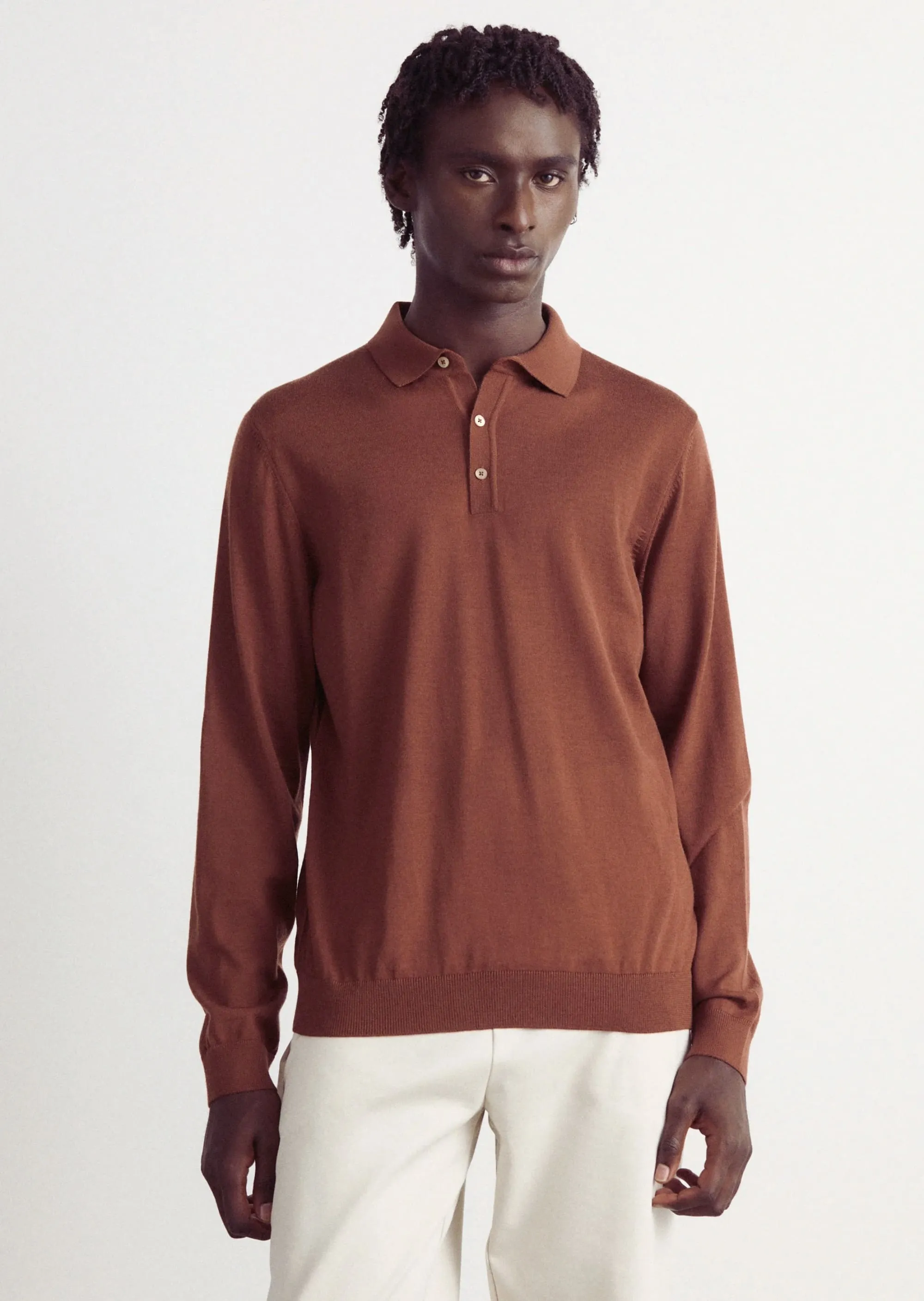 Поло с длинным рукавом Regular Fit