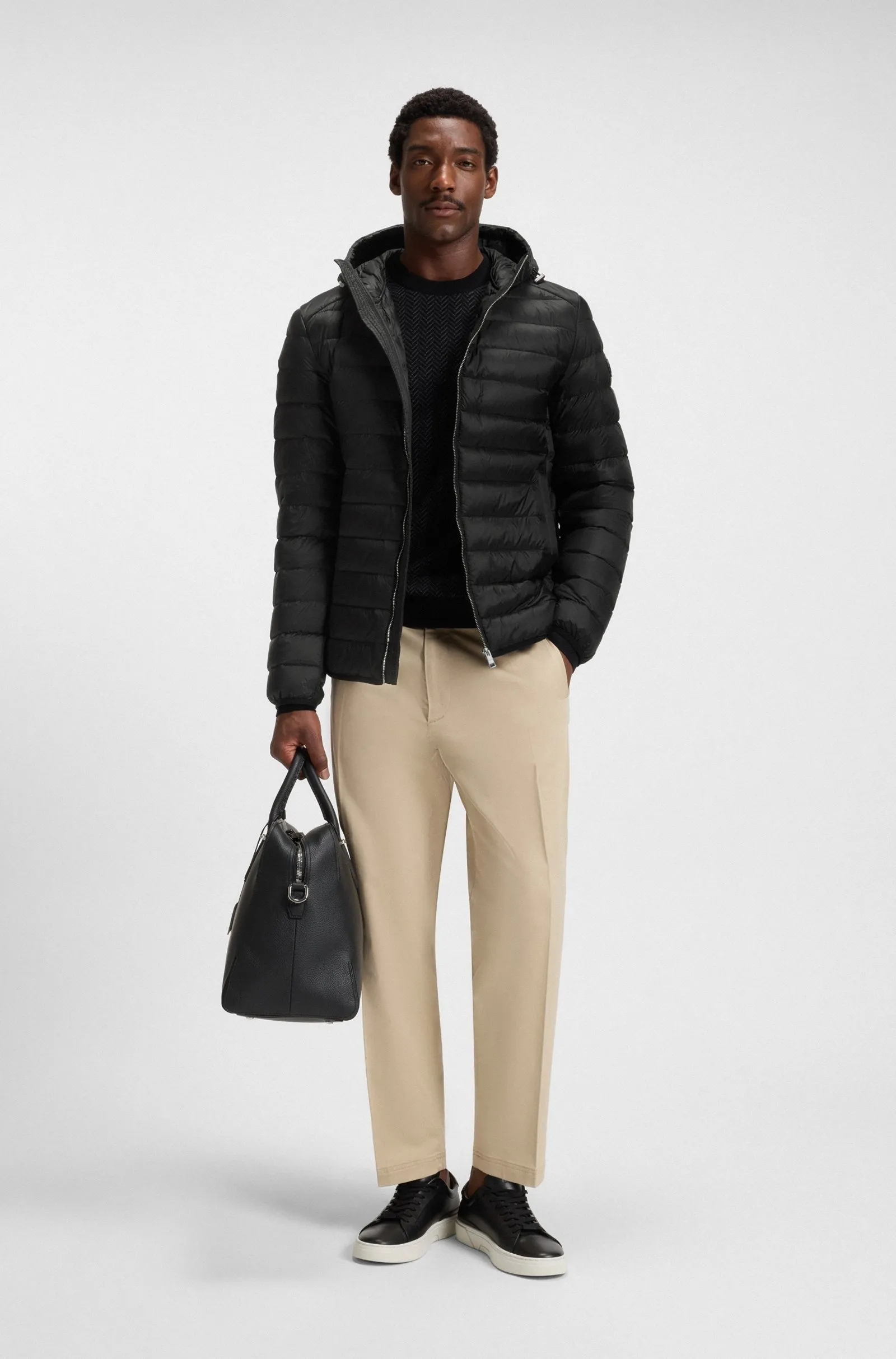 Пуховик тонкий Slim Fit