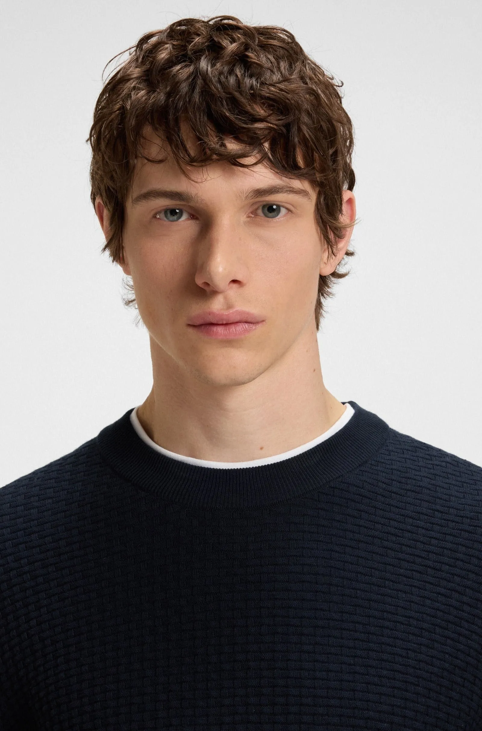 Джемпер Regular Fit для мужчин (481563), цвет Синий - №5