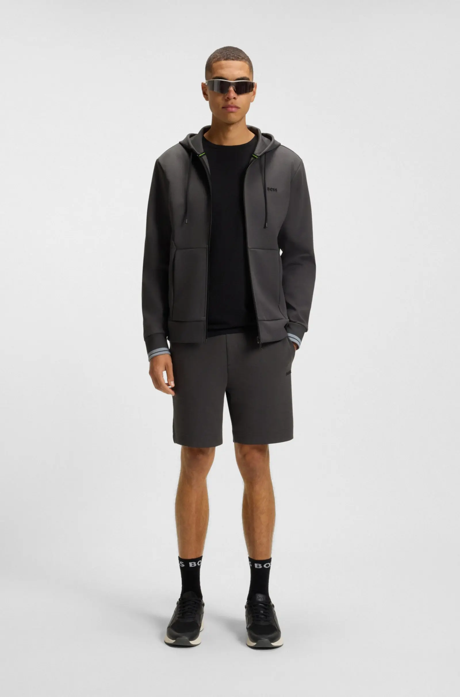 Спортивная кофта Regular Fit для мужчин (481612), цвет Серый - №3
