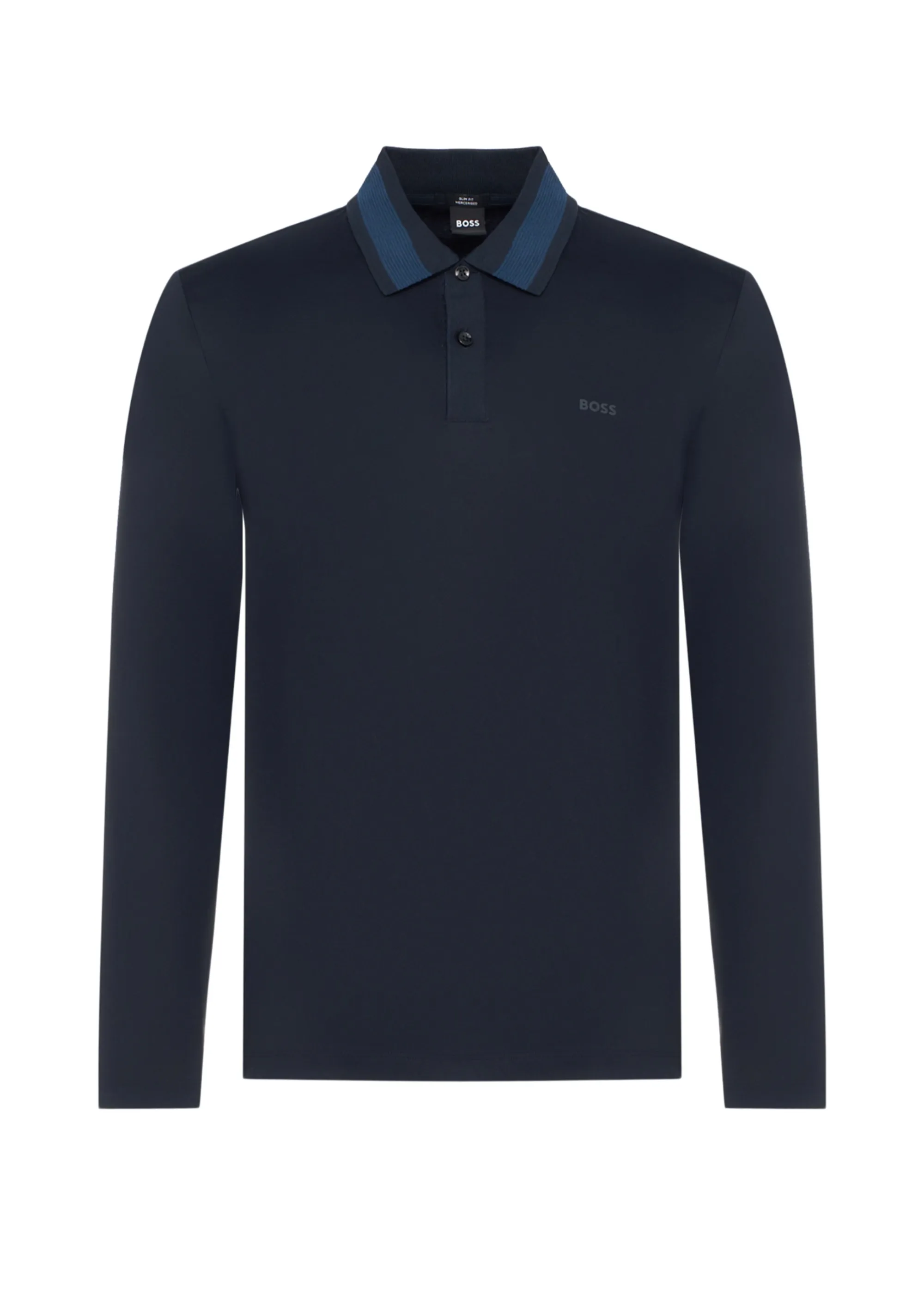 Поло с длинным рукавом Slim Fit