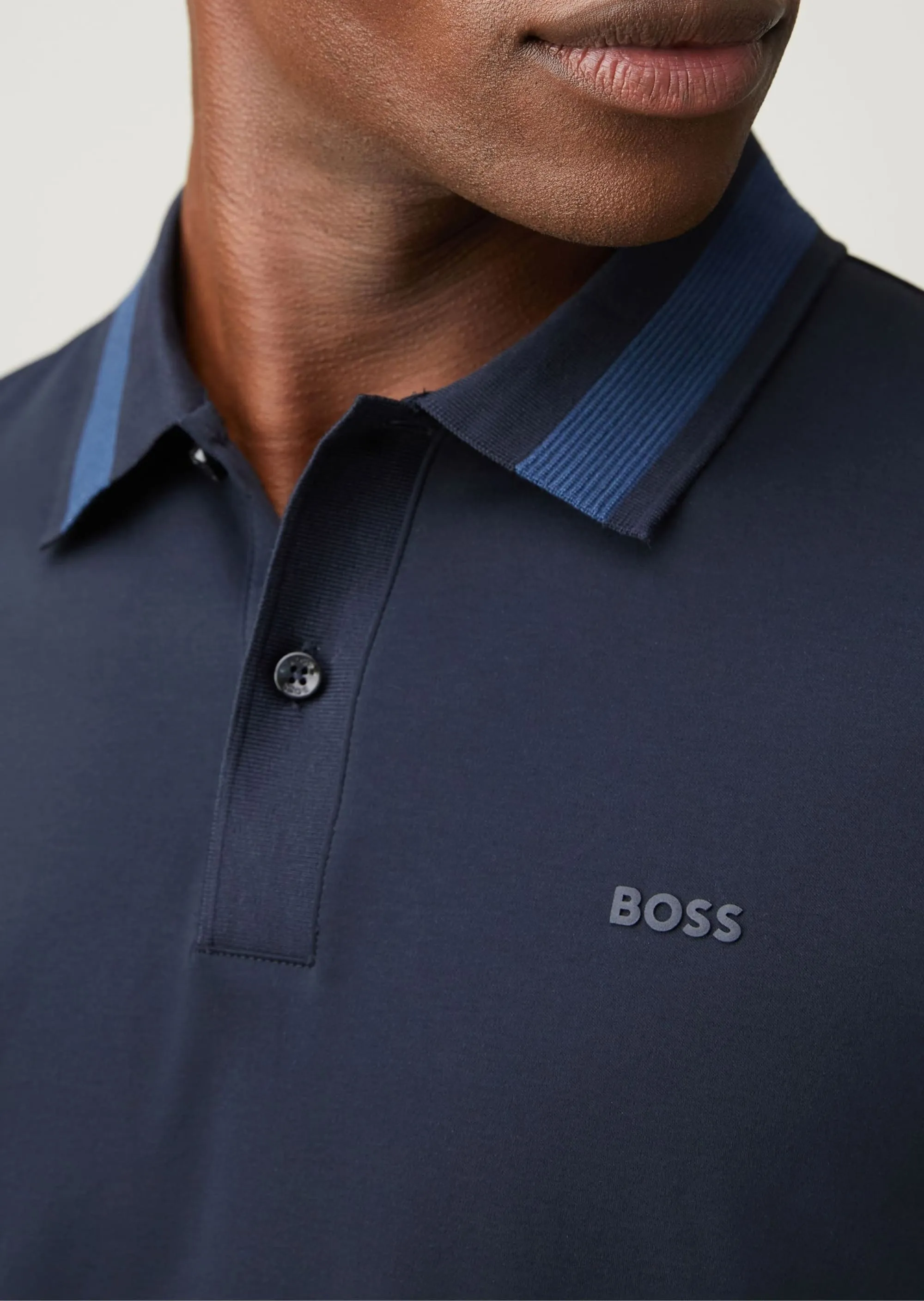 Поло с длинным рукавом Slim Fit