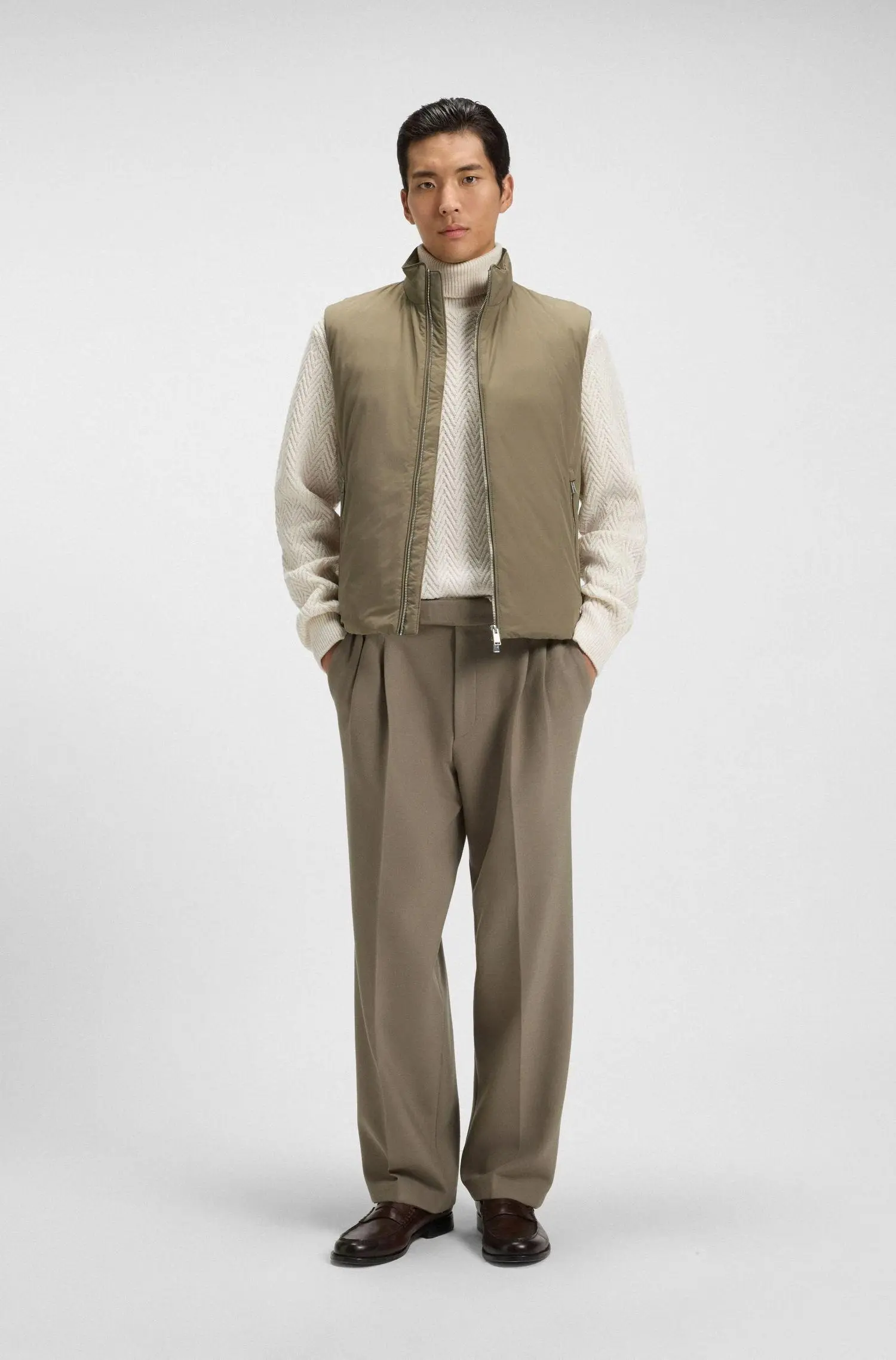 Жилет Slim Fit для мужчин (481646), цвет Коричневый - №3