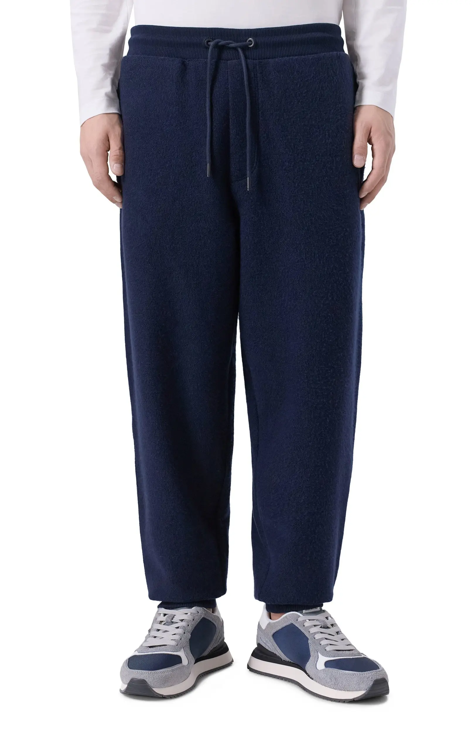 Брюки джерси Relaxed Fit Высокая для мужчин (481700), цвет Синий - №2