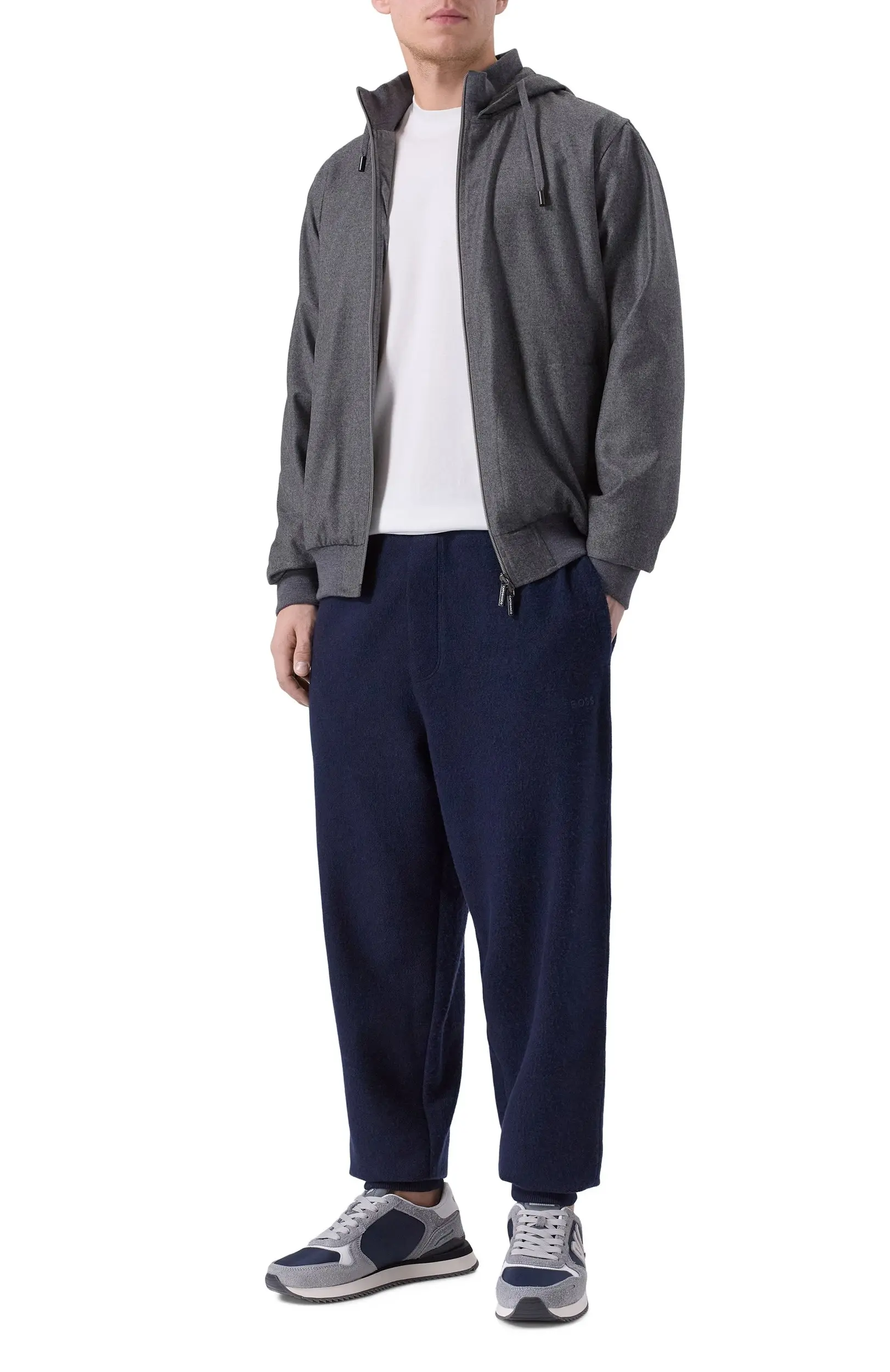 Брюки джерси Relaxed Fit Высокая для мужчин (481700), цвет Синий - №3
