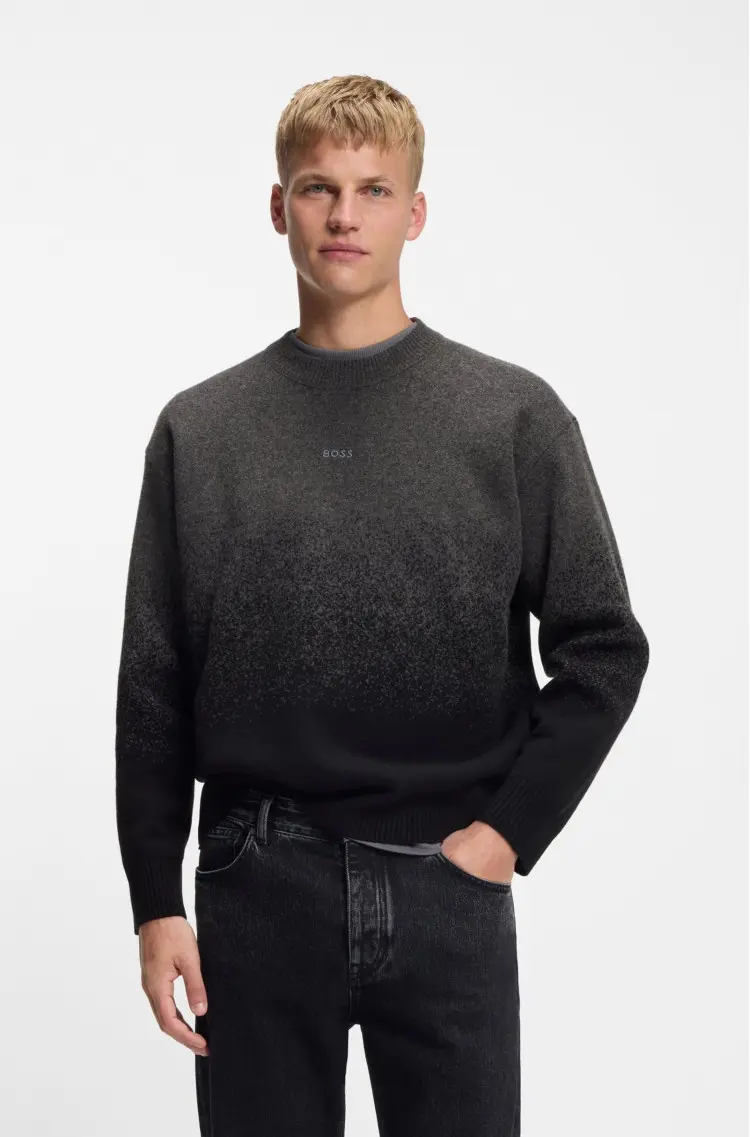 Джемпер Relaxed Fit для чоловіків (481707), колір Сірий - №2