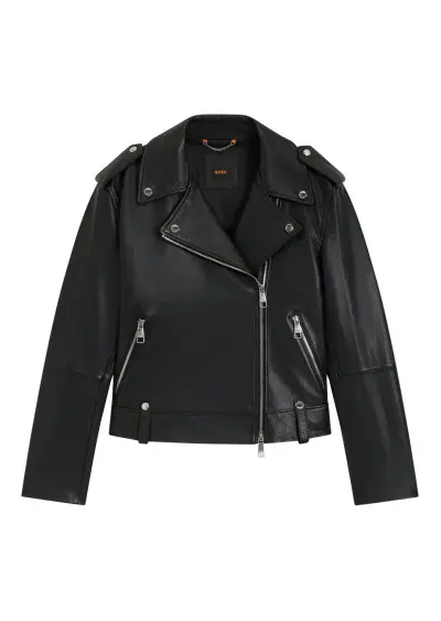 Шкіряна куртка Regular Fit