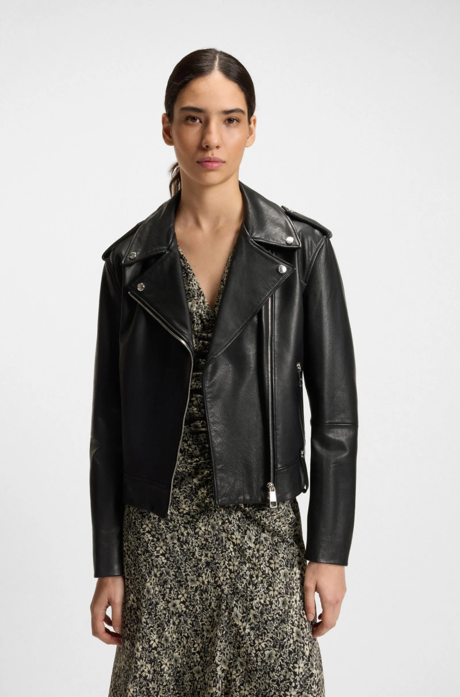 Шкіряна куртка Regular Fit