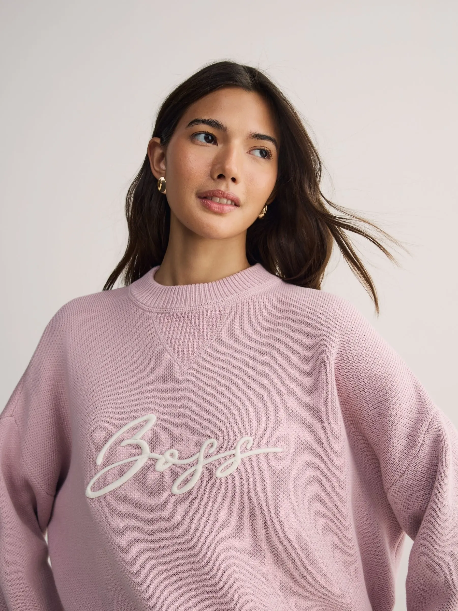 Джемпер Relaxed Fit для женщин (481790), цвет Розовый - №6