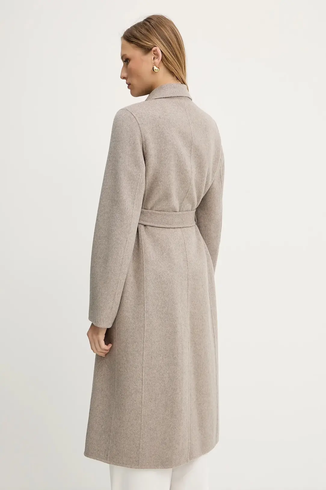 Пальто Slim Fit для жінок (481838), колір Бежевий - №4