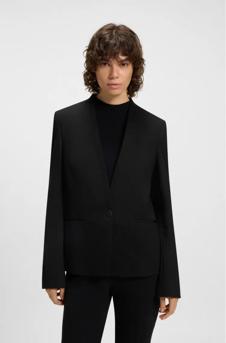 Жакет костюмный Regular Fit для женщин (481840), цвет Черный - №2