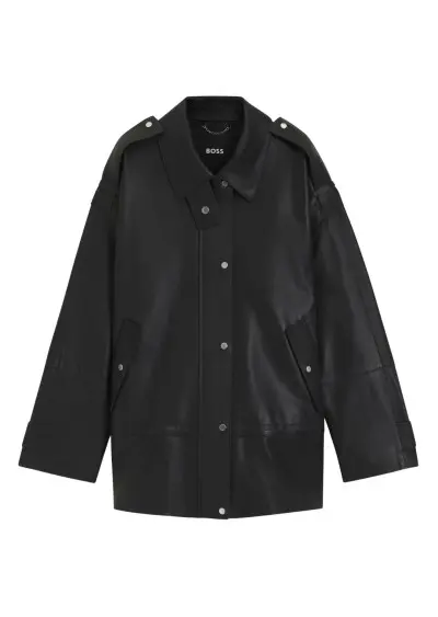 Куртка кожанная Regular Fit