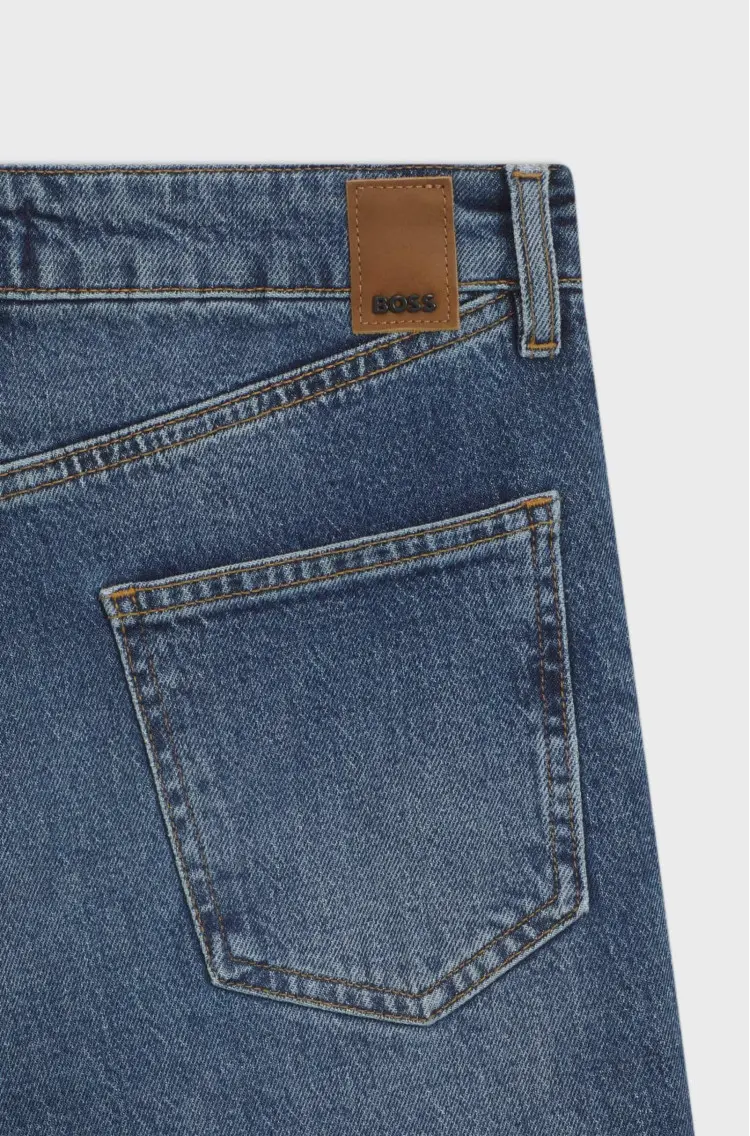 Джинси Regular Slim Fit Середня для жінок (481857), колір Синій - №6