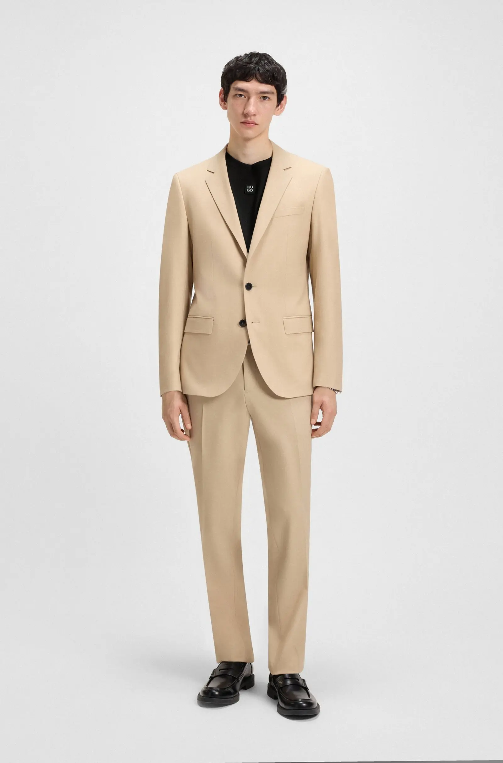 Футболка Regular Fit для мужчин (481932), цвет Черный - №3