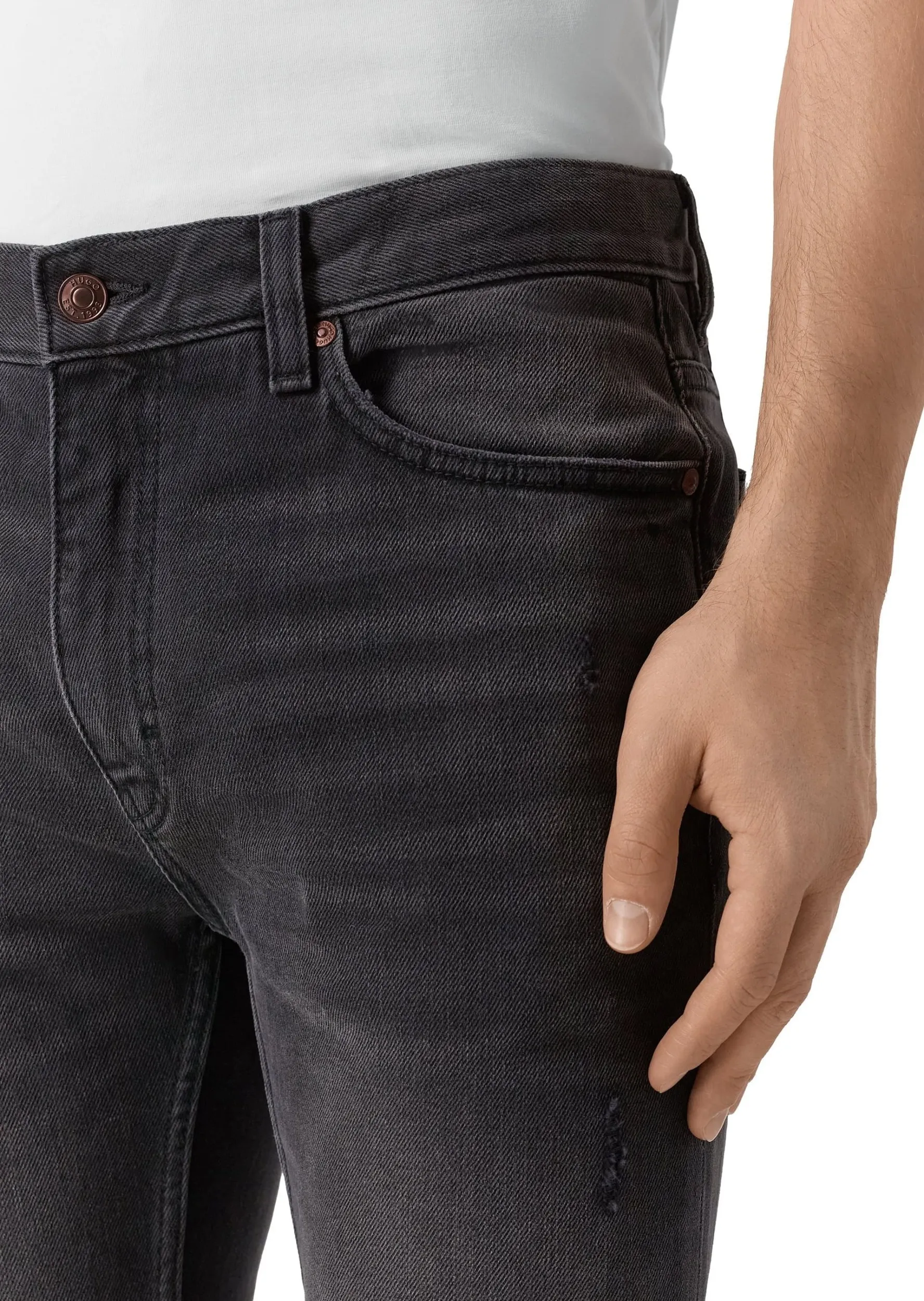 Джинси Slim Slim Fit Середня для чоловіків (481958), колір Сірий - №5