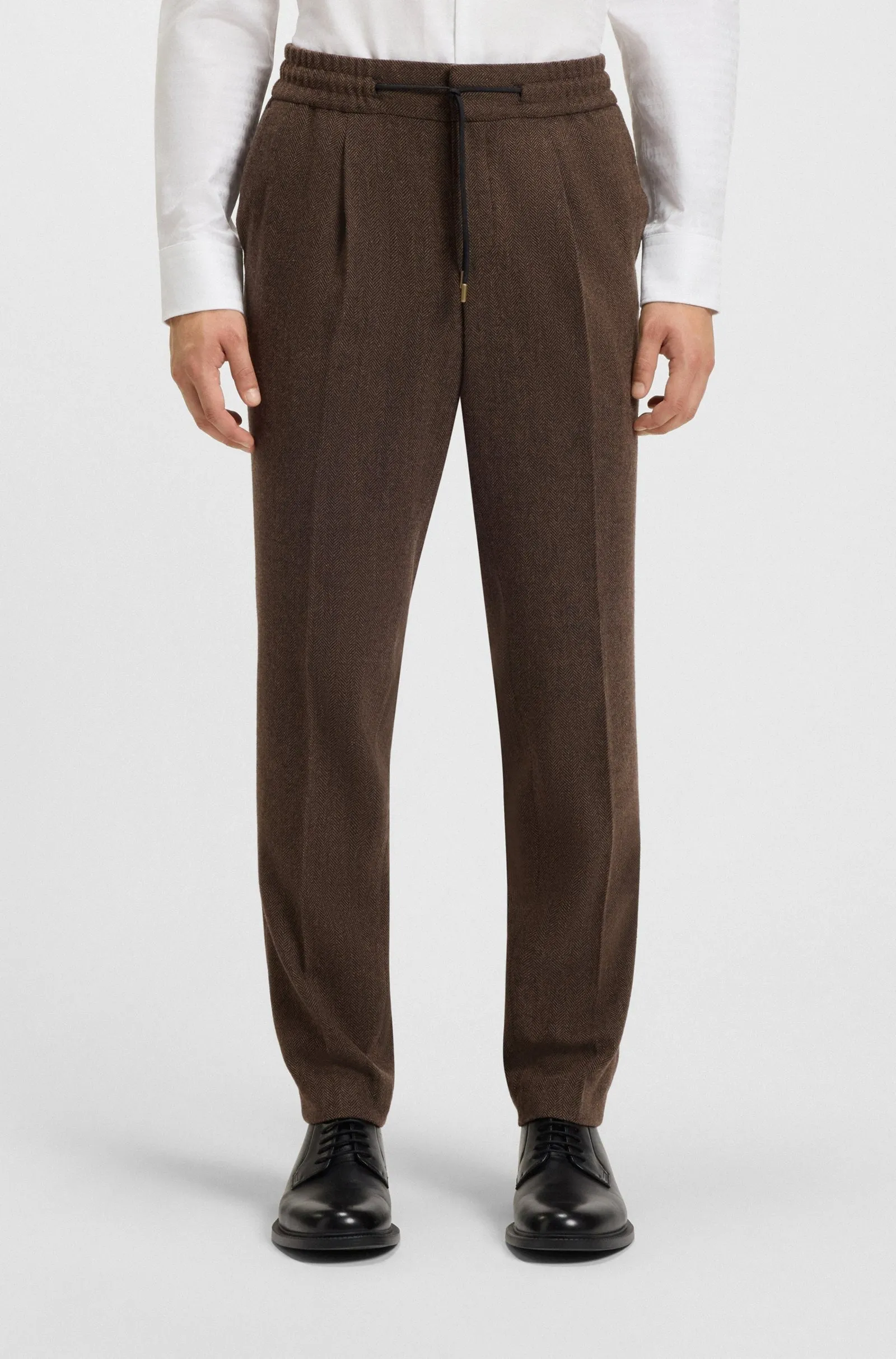 Брюки повсякденні Slim Fit Середня для чоловіків (481973), колір Коричневий - №3