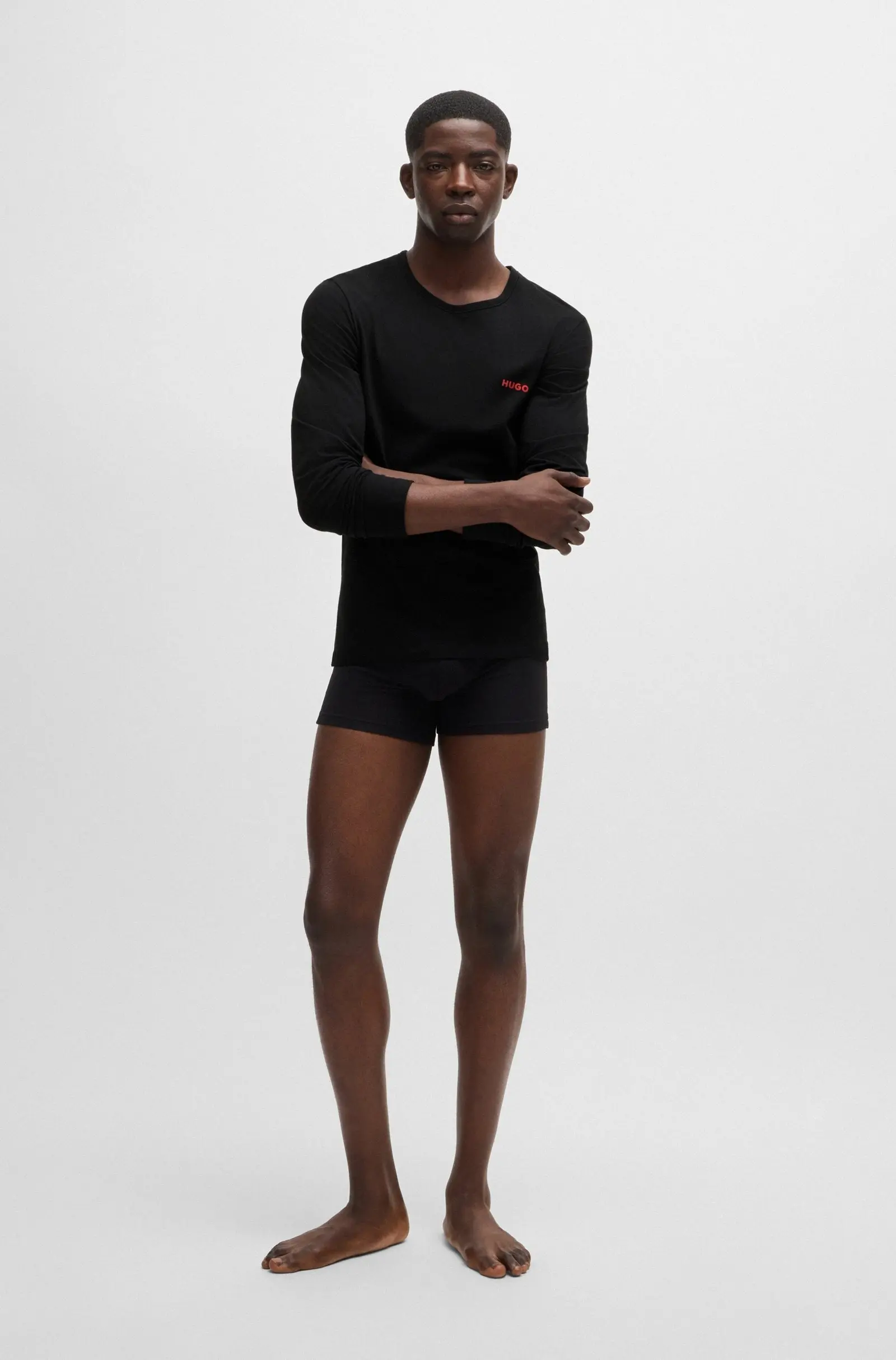 Футболка набір 3 штуки Slim Fit для чоловіків (481979), колір Чорний - №3