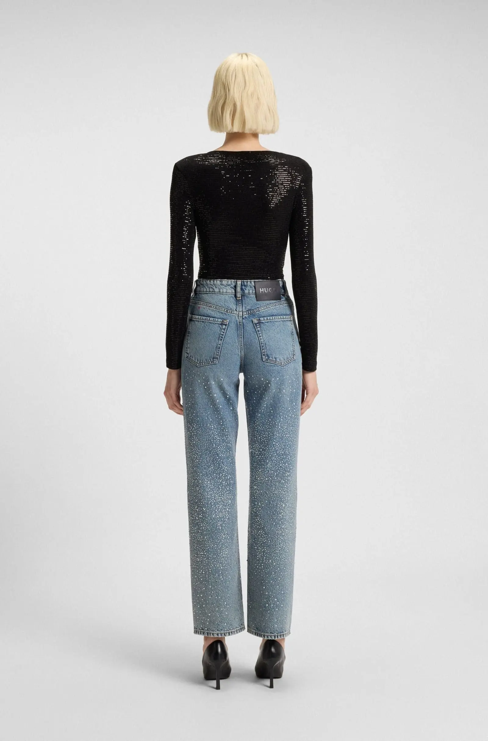 Боді Slim Fit для жінок (482149), колір Чорний - №4