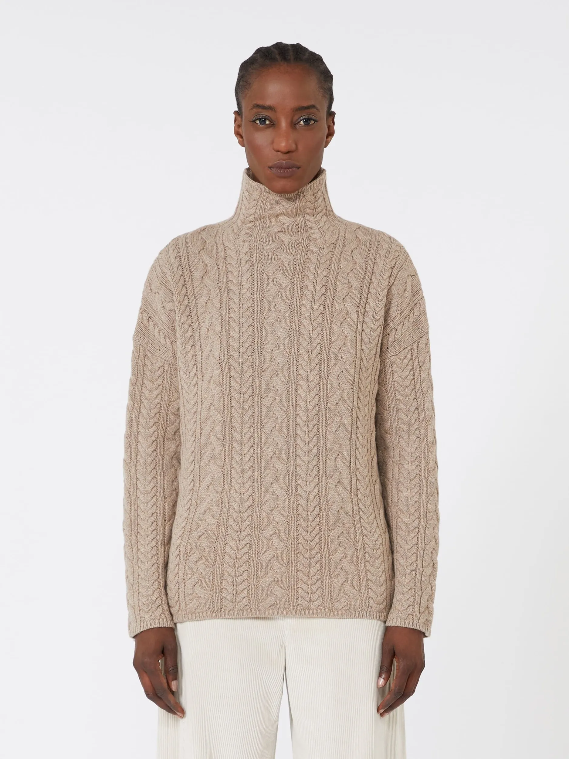 Светр Regular Fit для жінок (482469), колір Бежевий - №2