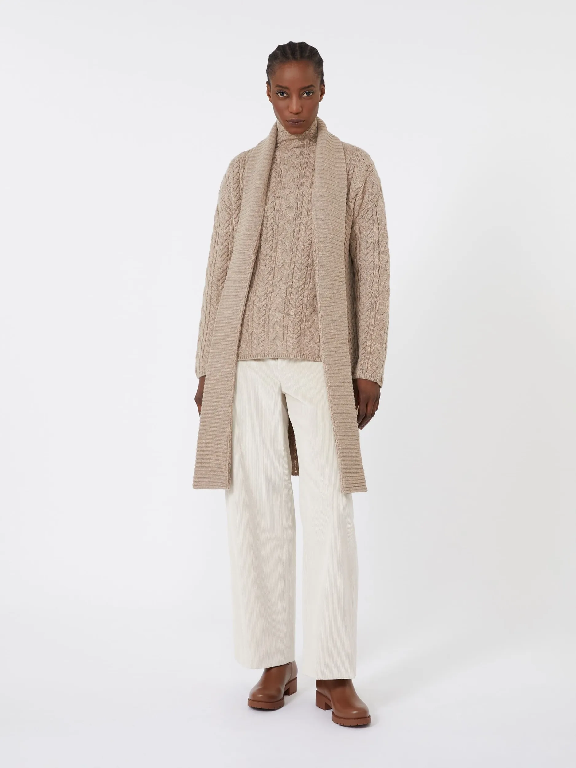 Светр Regular Fit для жінок (482469), колір Бежевий - №3