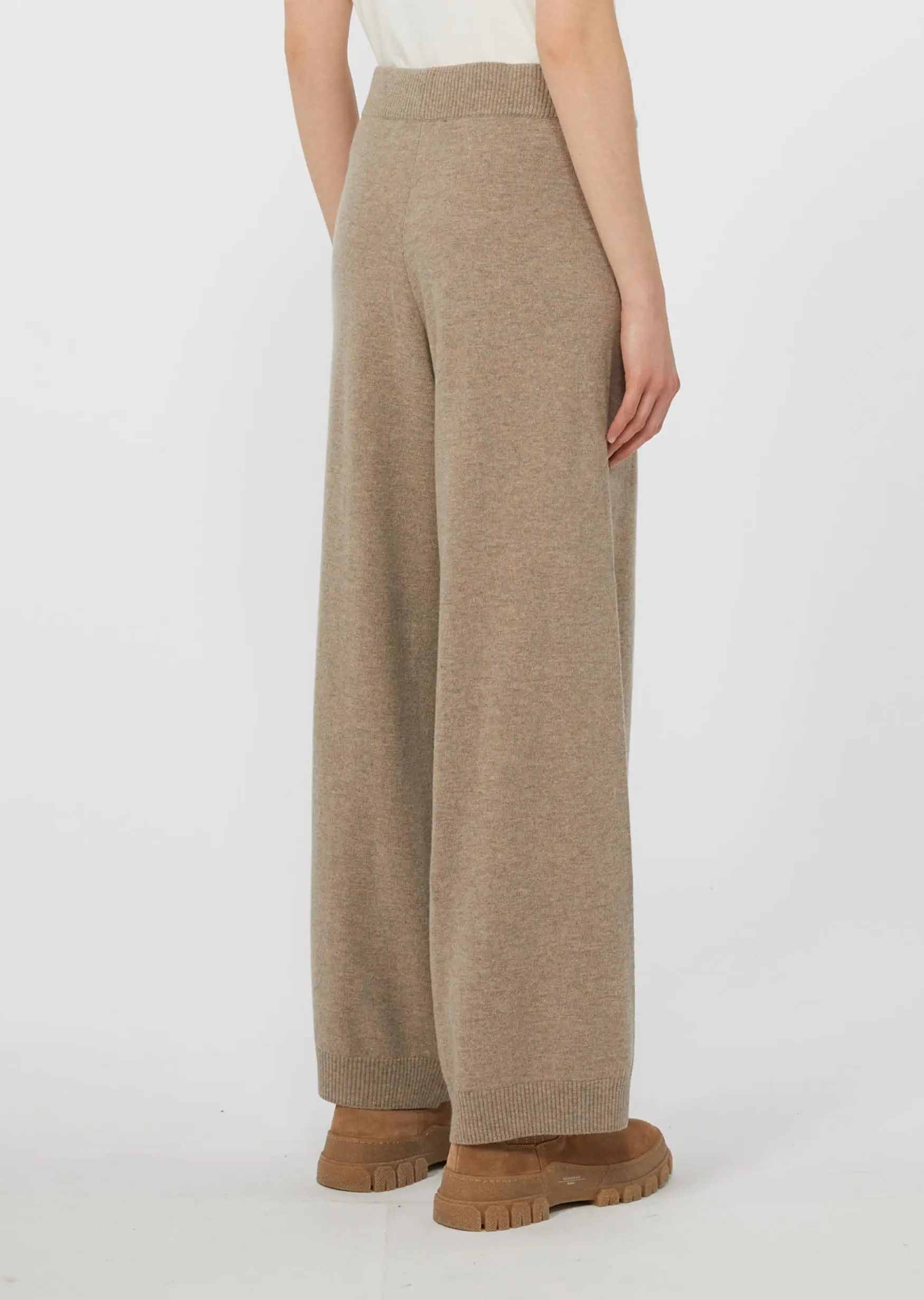 Брюки джерсі Regular Fit Висока для жінок (482504), колір Коричневий - №4