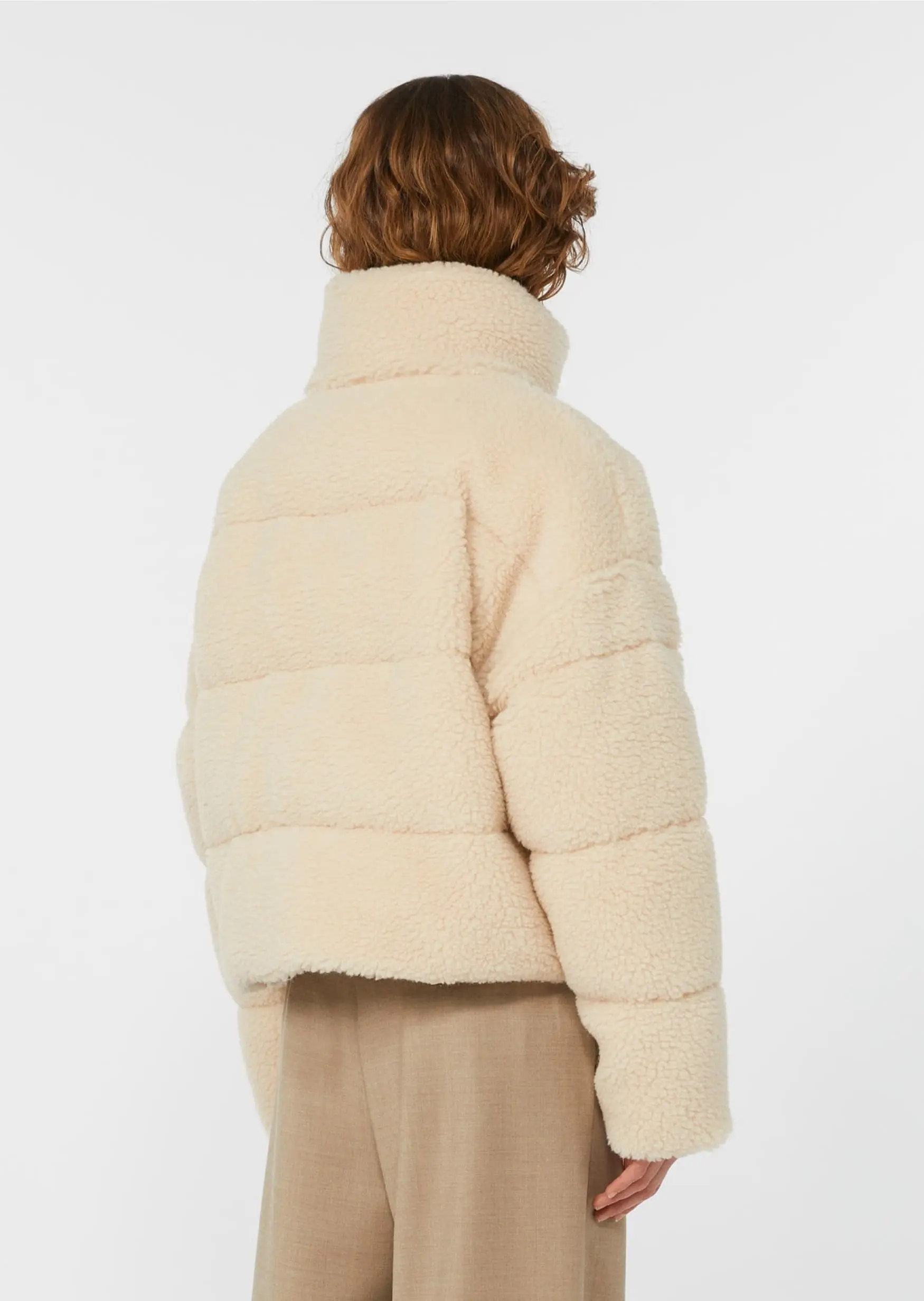 Куртка меховая Regular Fit для женщин (482506), цвет Бежевый - №4