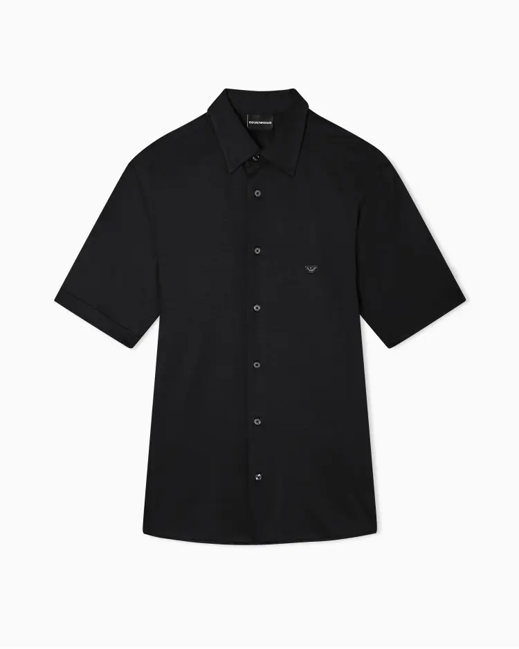 Сорочка деловая с коротким рукавом Slim Fit